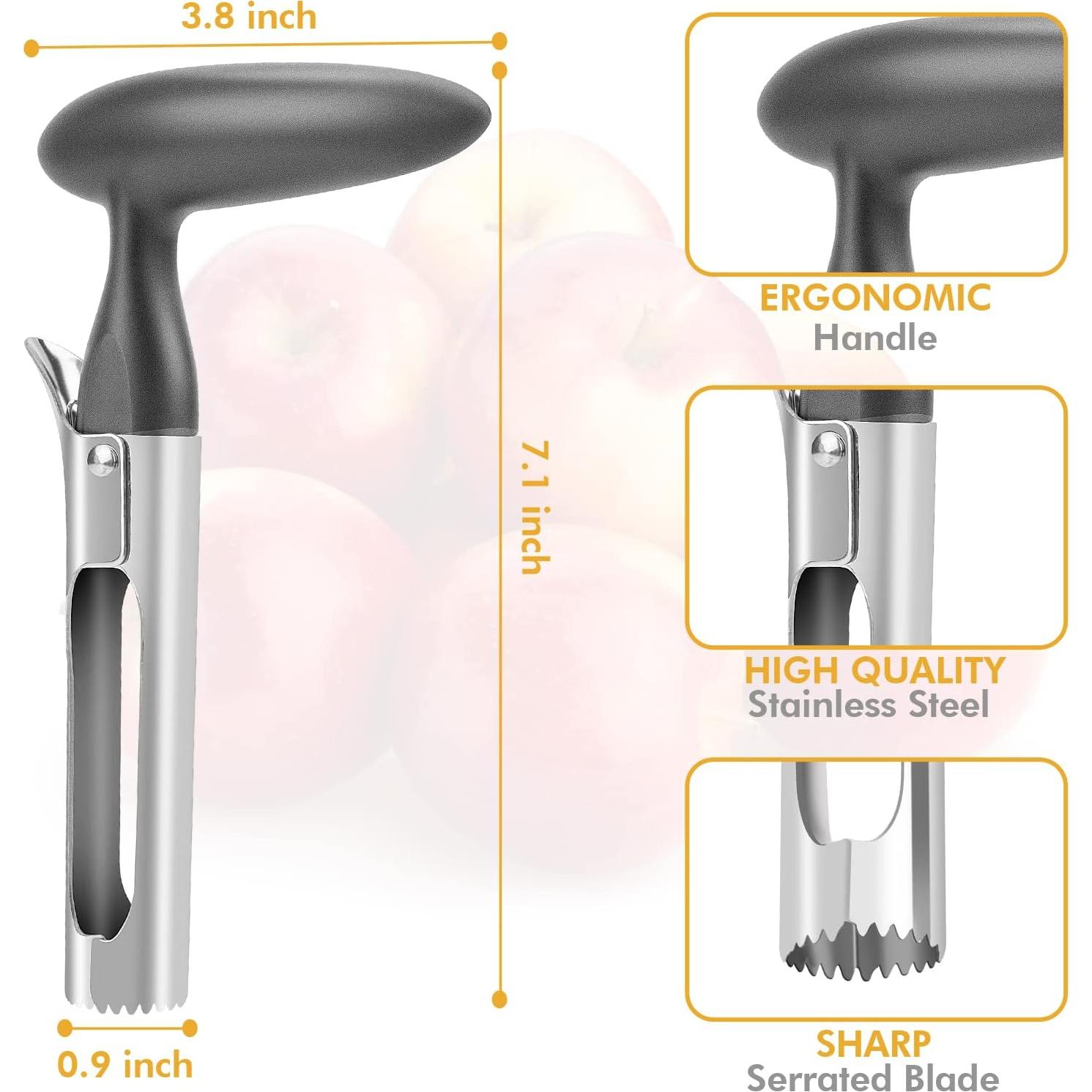 Quitacorazones de Manzana LIANGKEN - Acero Inoxidable, Ergonomico
