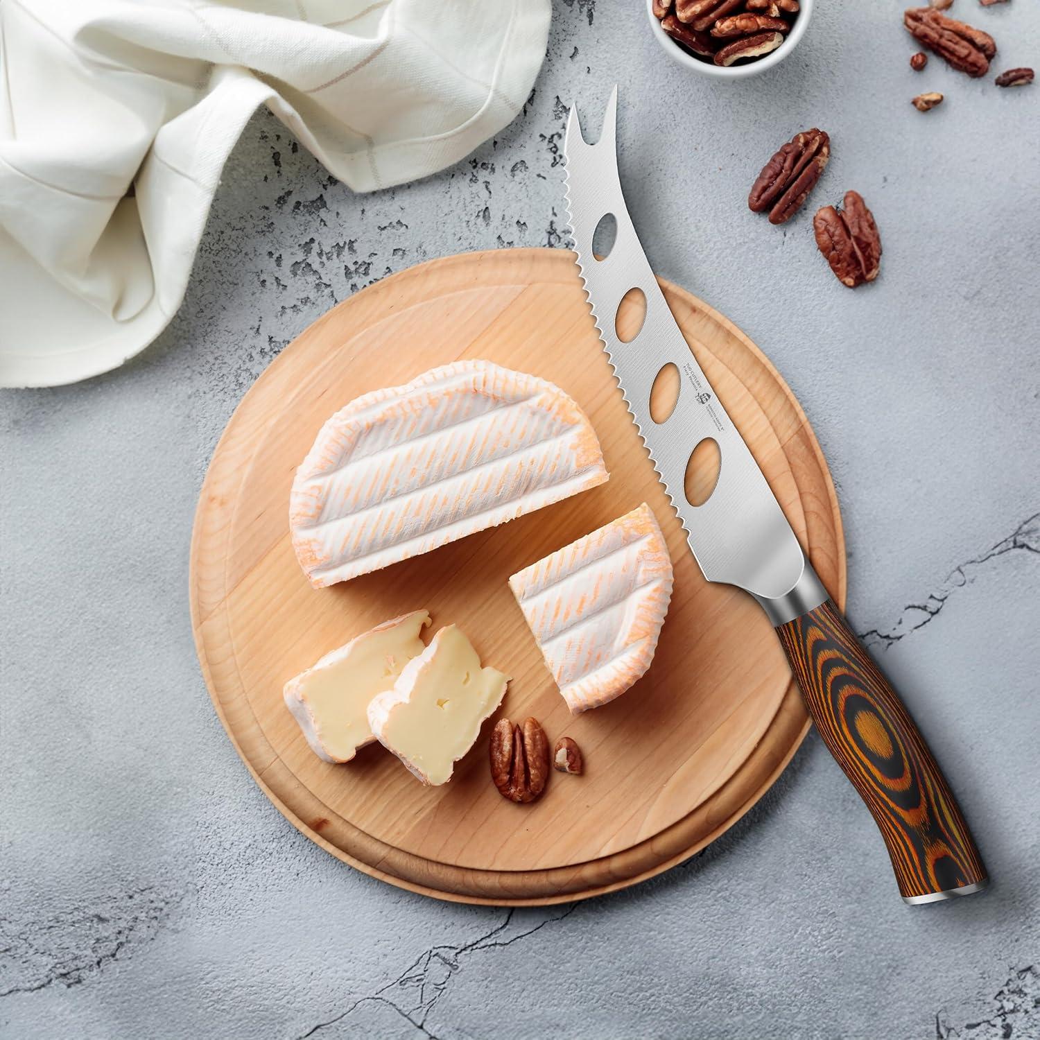 Cuchillo de Queso TUO 13.97 cm Hoja Serrada Acero Alemán