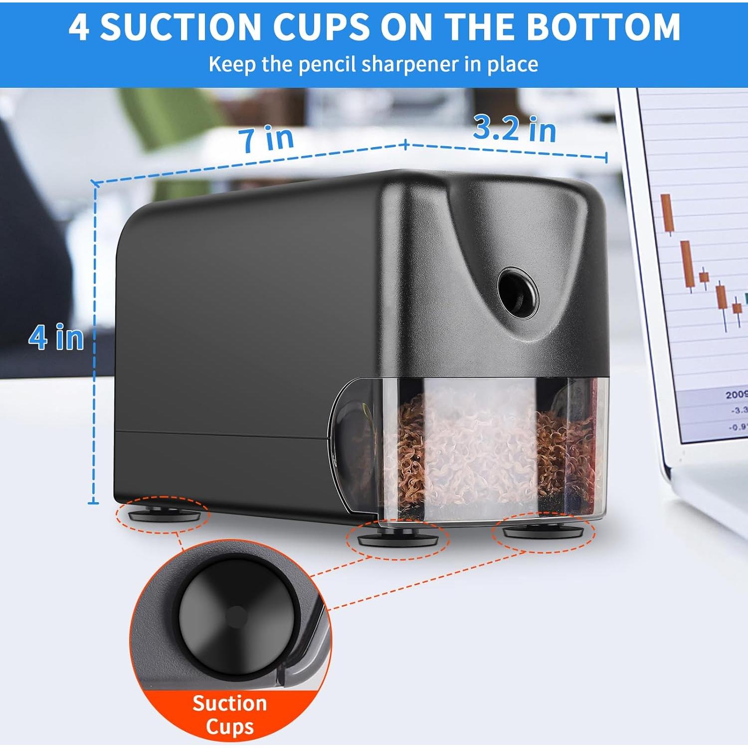 Afilador Eléctrico de Lápices AFMAT PSX3BK Automático 6-11mm