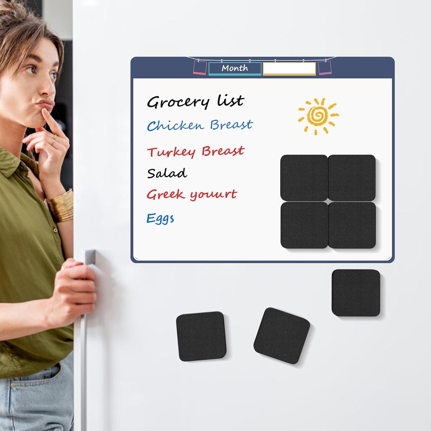 Borradores Magnéticos para Pizarra Blanca MaxGear - Paquete de 24