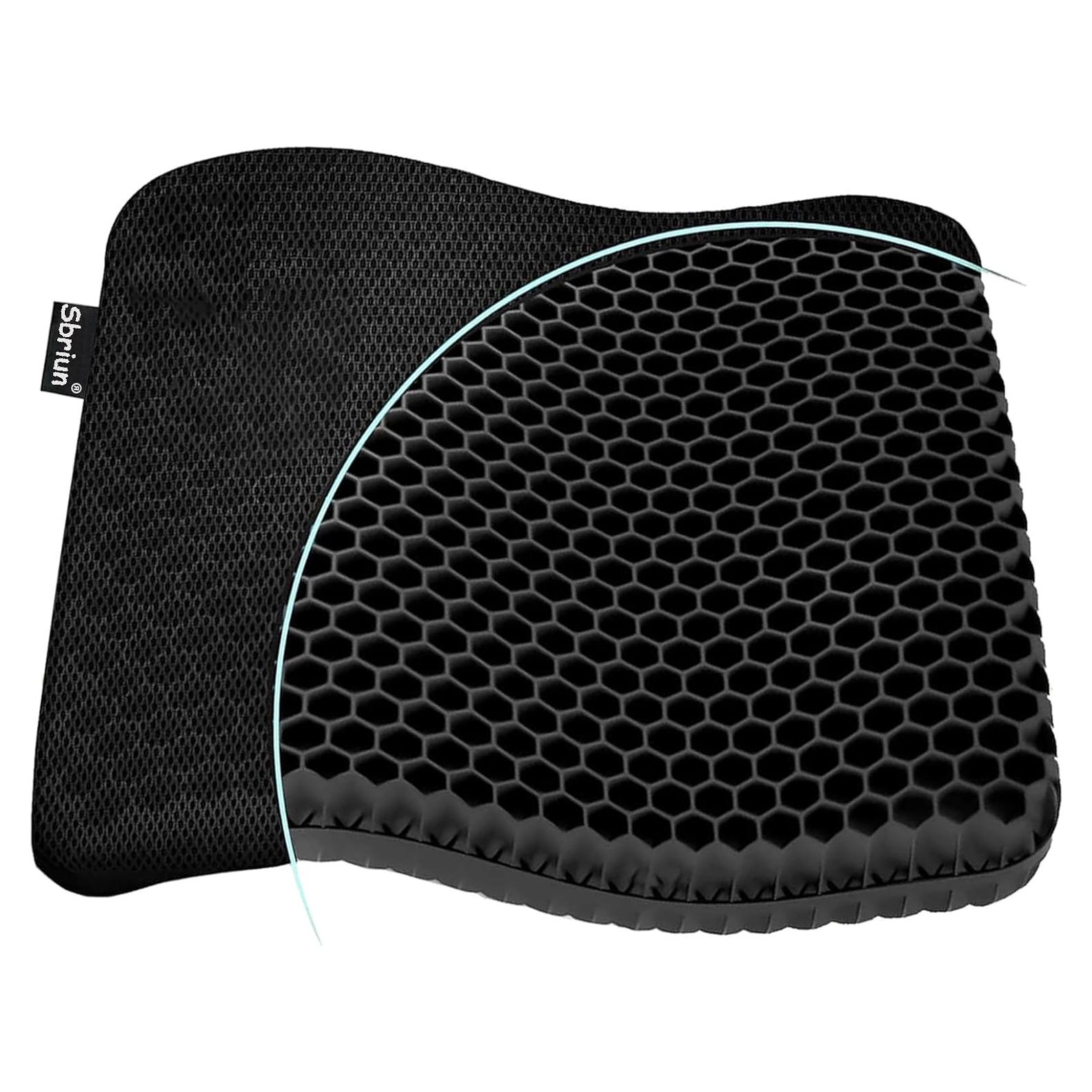 Cojín de Gel Premium Sbriun para Alivio de Presión - Negro