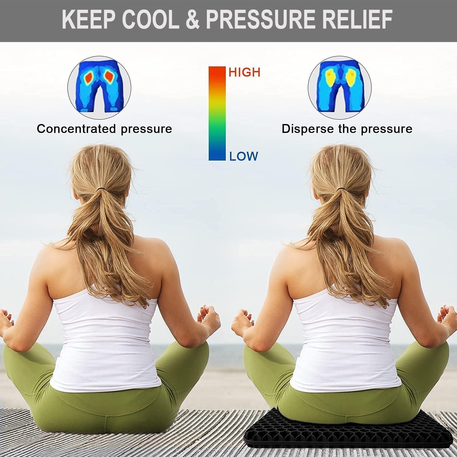 Cojín de Gel Premium Sbriun para Alivio de Presión - Negro