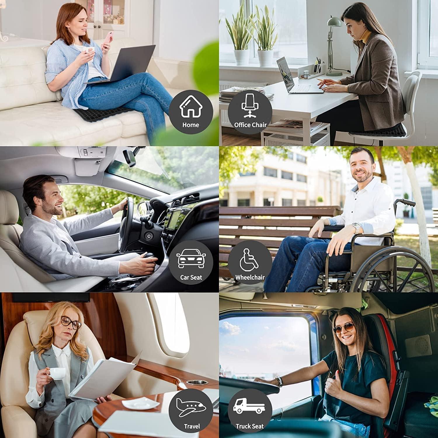 Cojín de Gel Premium Sbriun para Alivio de Presión - Negro