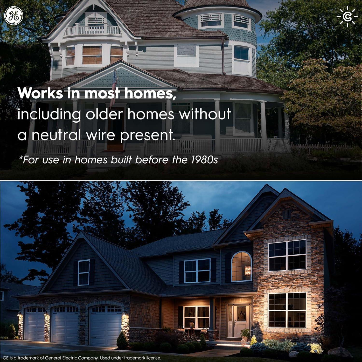 Interruptor de Luz Inteligente GE Cync Estilo Botón WiFi 2.4GHz