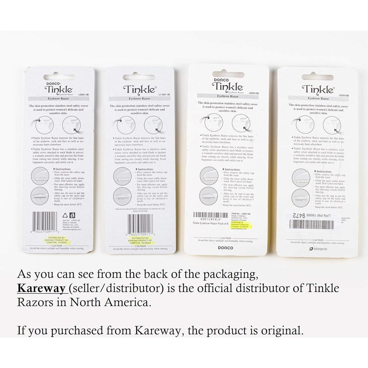 Afeitadora Dermaplaning Tinkle Dorco 6ct - Cejas y Vello Facial