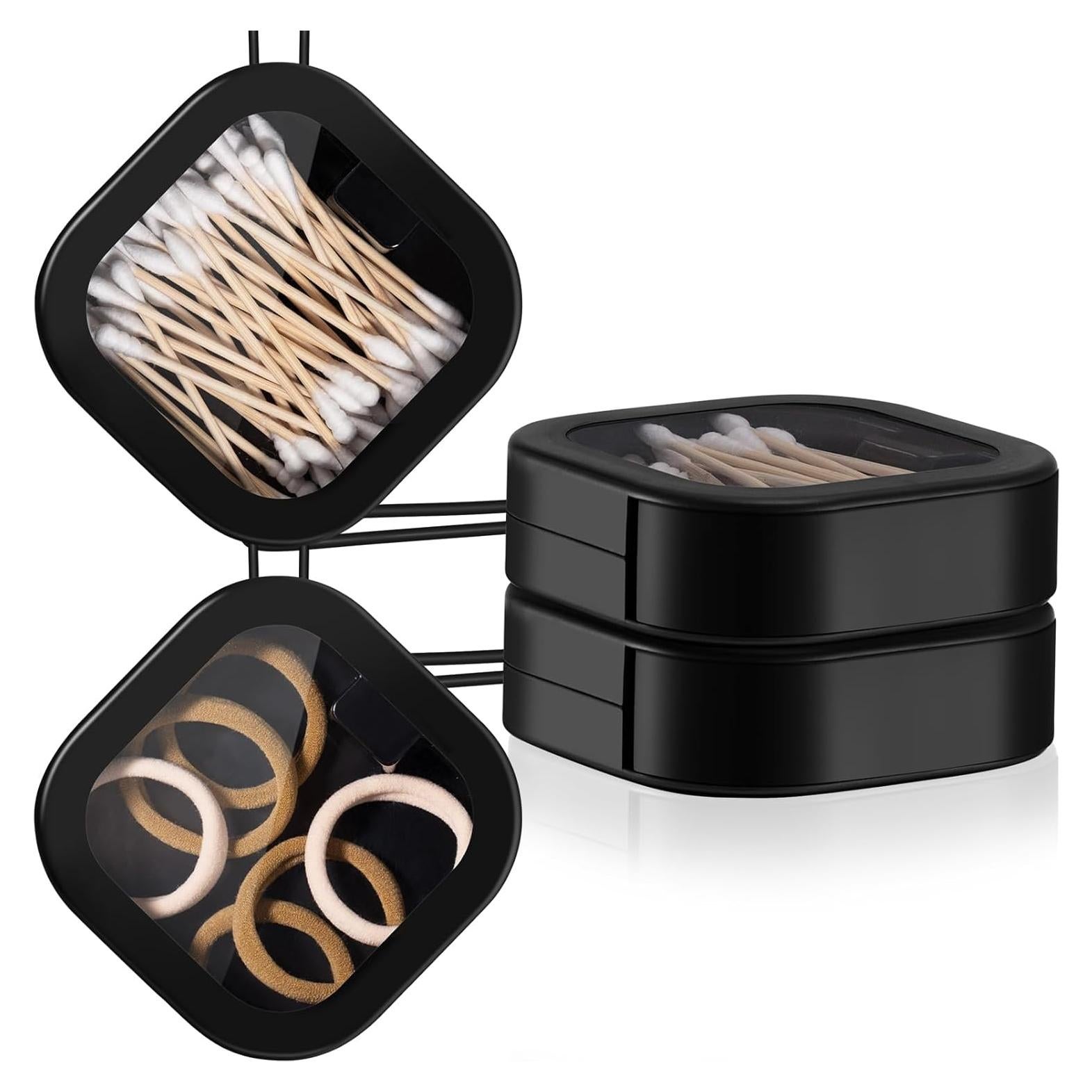 Organizador de Lazos para el Cabello Kathfly - 2 Piezas Negro