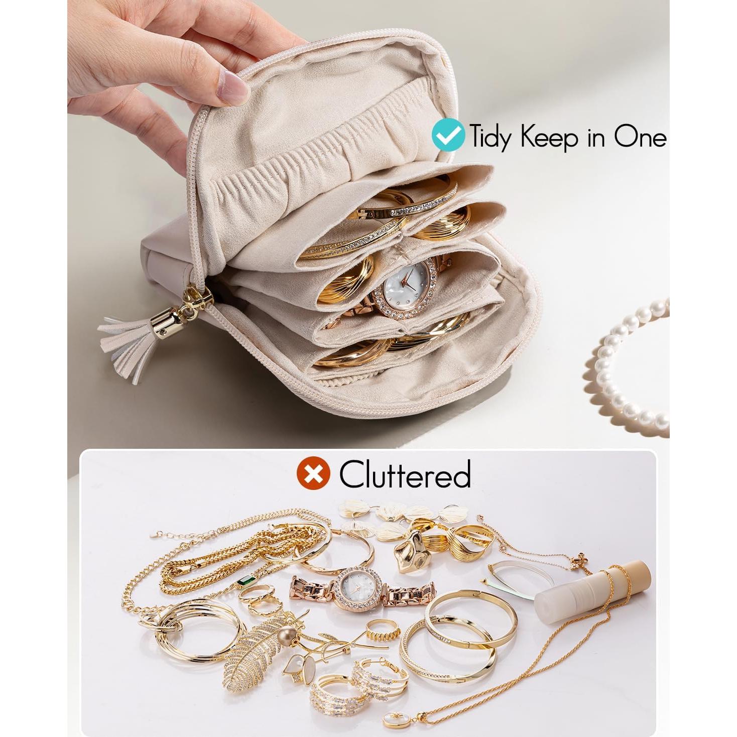 Organizador de Joyería Vlando Rosa Albaricoque 12.4x11.9cm