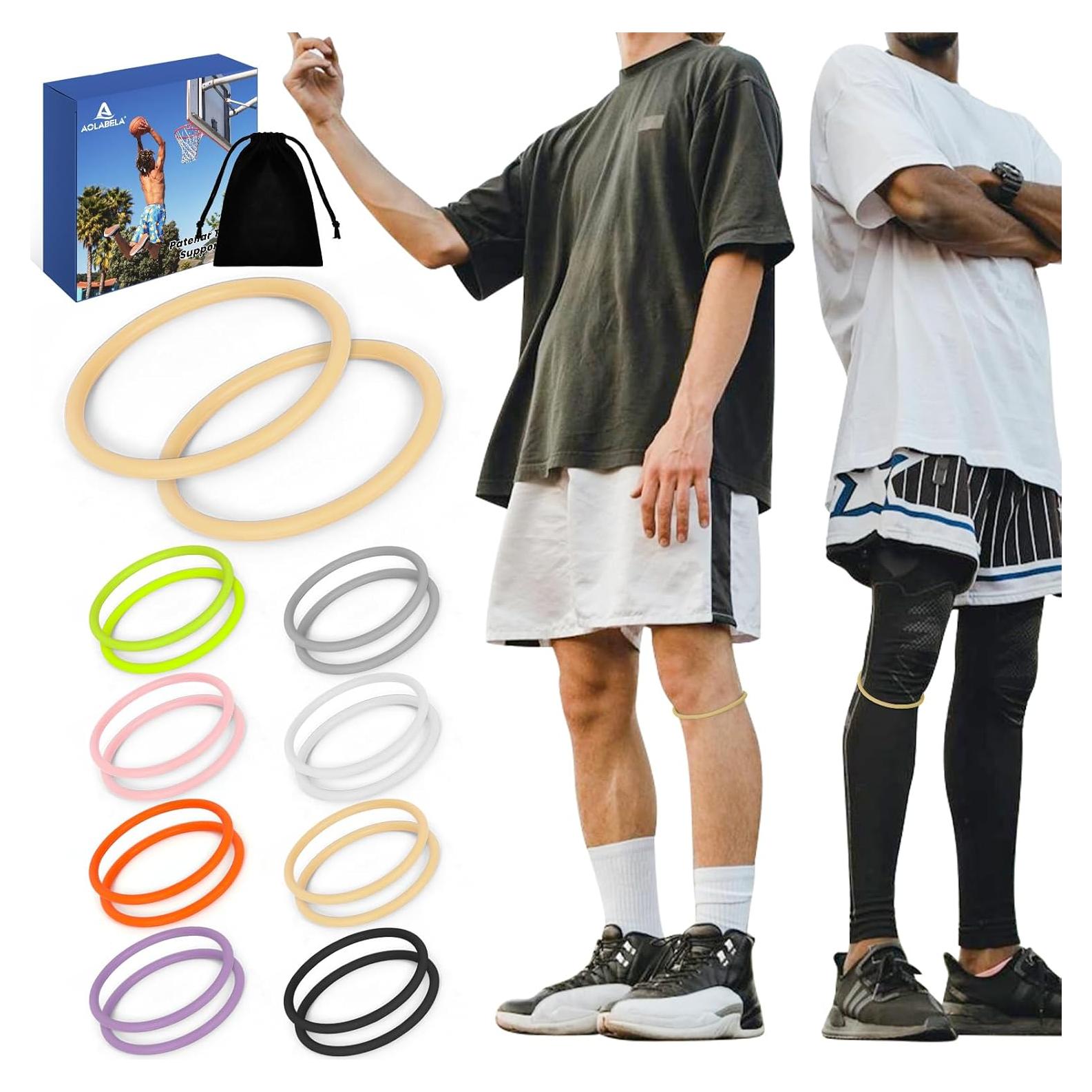 Banda de Tendón Patelar Aolabela 2PCS Alivio Dolor Rodilla