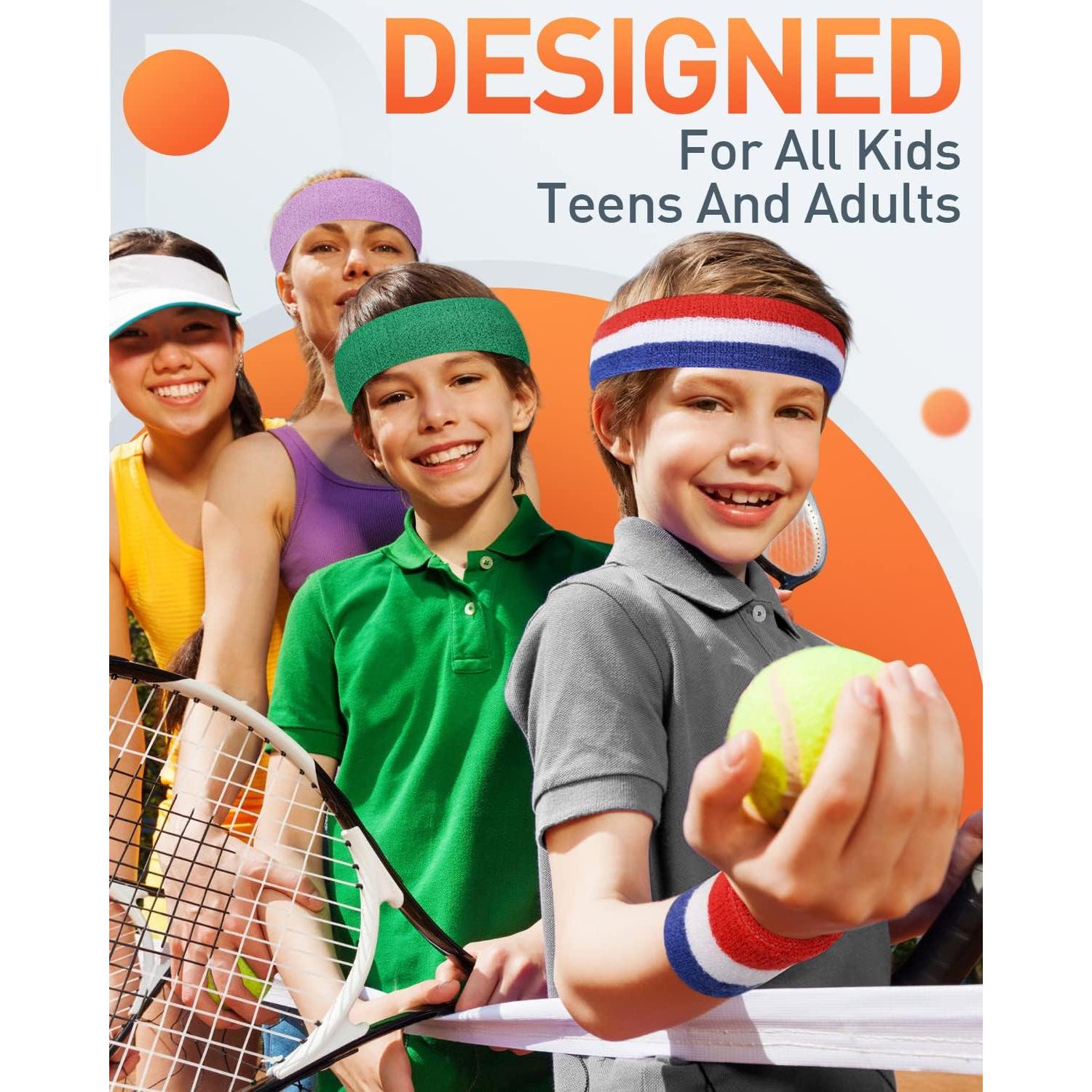 Banda de Sudor Tanluhu Unisex para Correr y Deportes - Negro