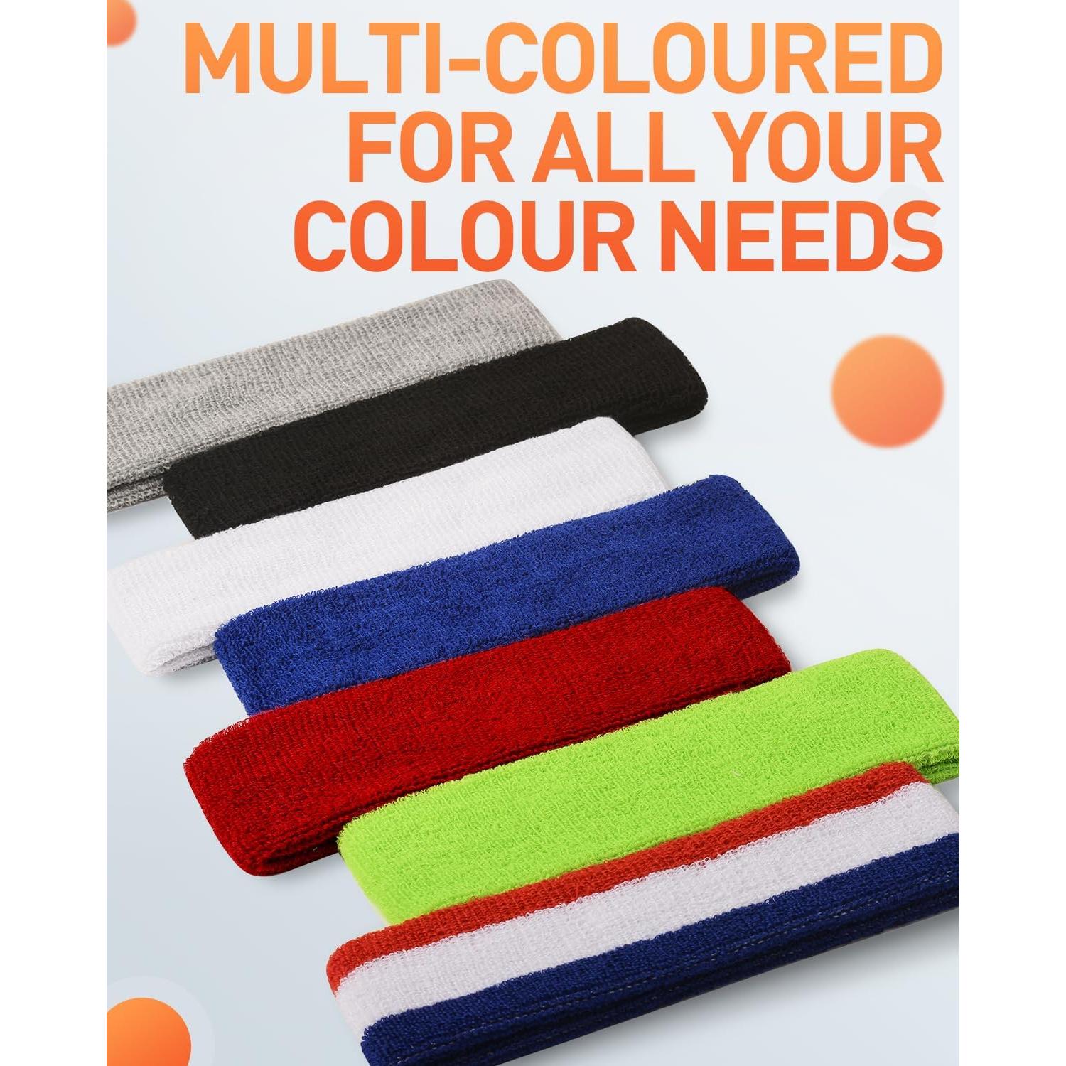 Banda de Sudor Tanluhu Unisex para Correr y Deportes - Negro