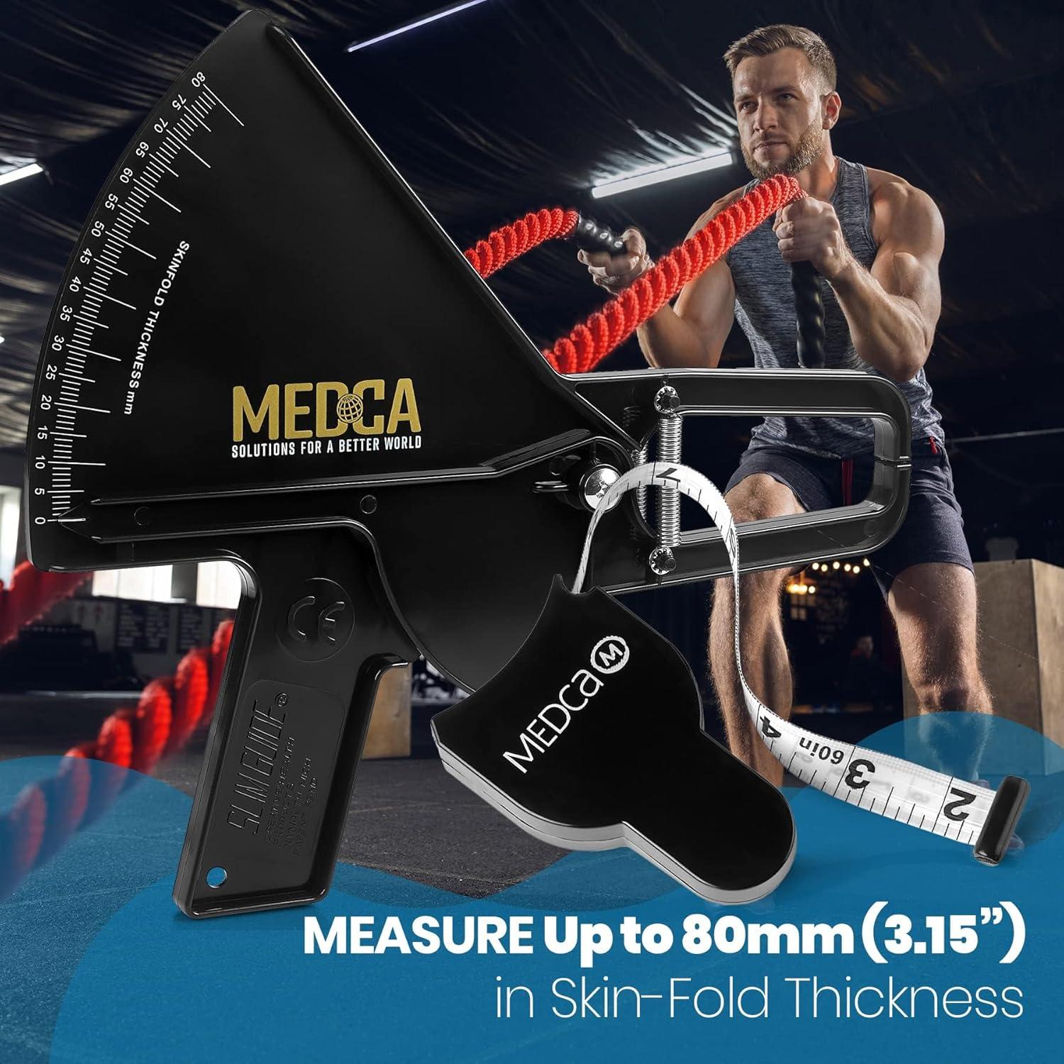 Calibrador de Piel Pro MEDca y Cinta de Medición Corporal