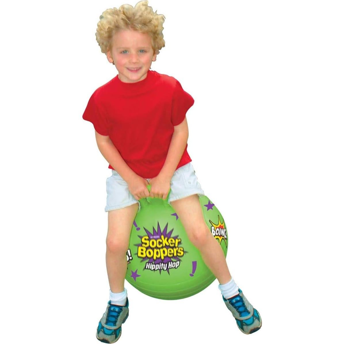 Bola Inflable de Salto Big Time Toys 38 cm Verde Neón