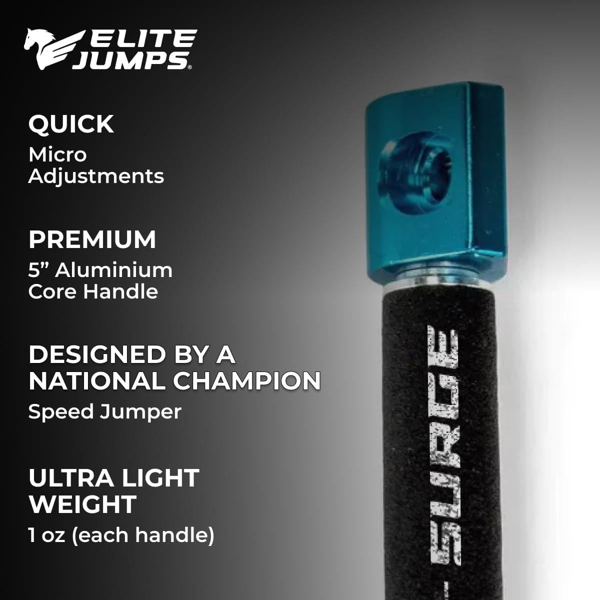 Cuerda de Salto Elite Surge 3.0 Ajustable 3.05m Azul