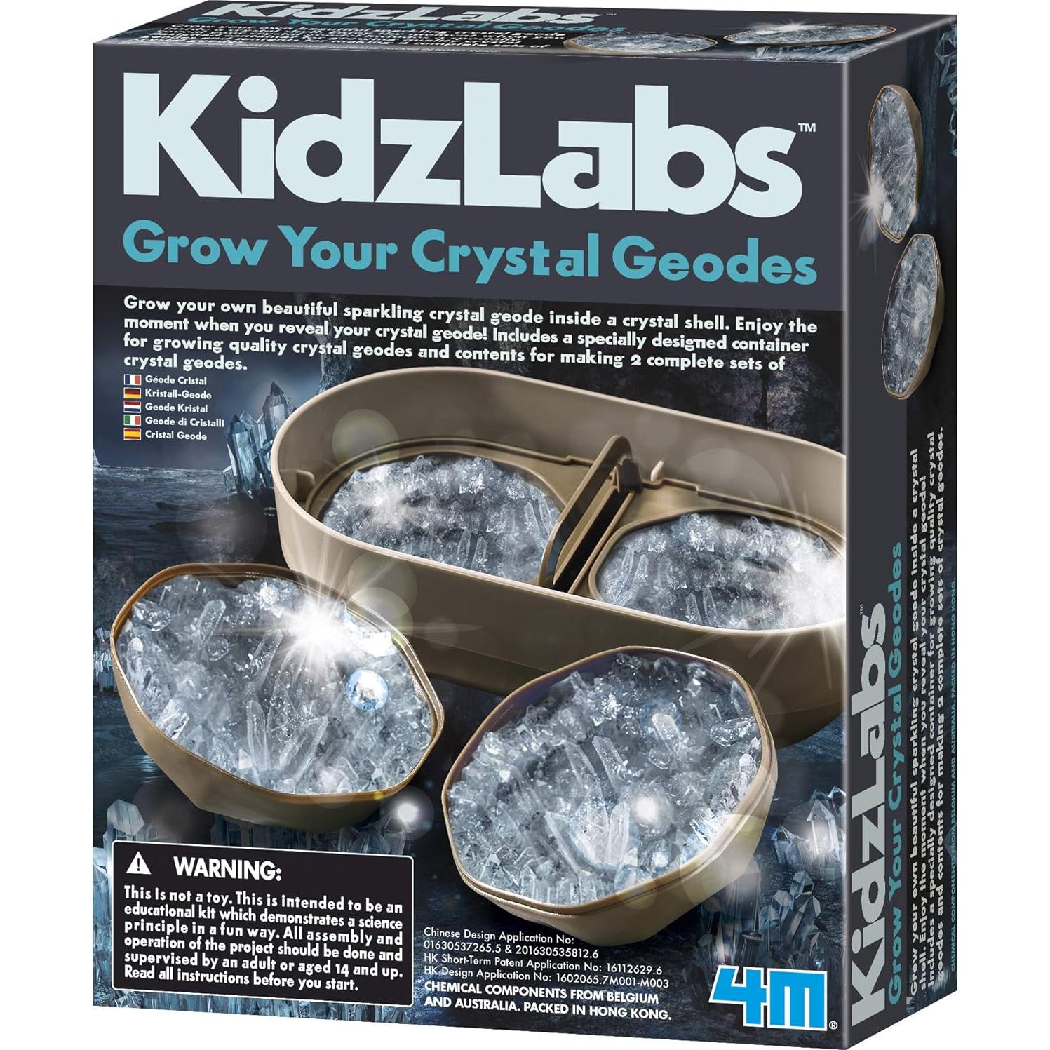 Kit de Geodas de Cristal Toysmith 4977 - Experimento Químico