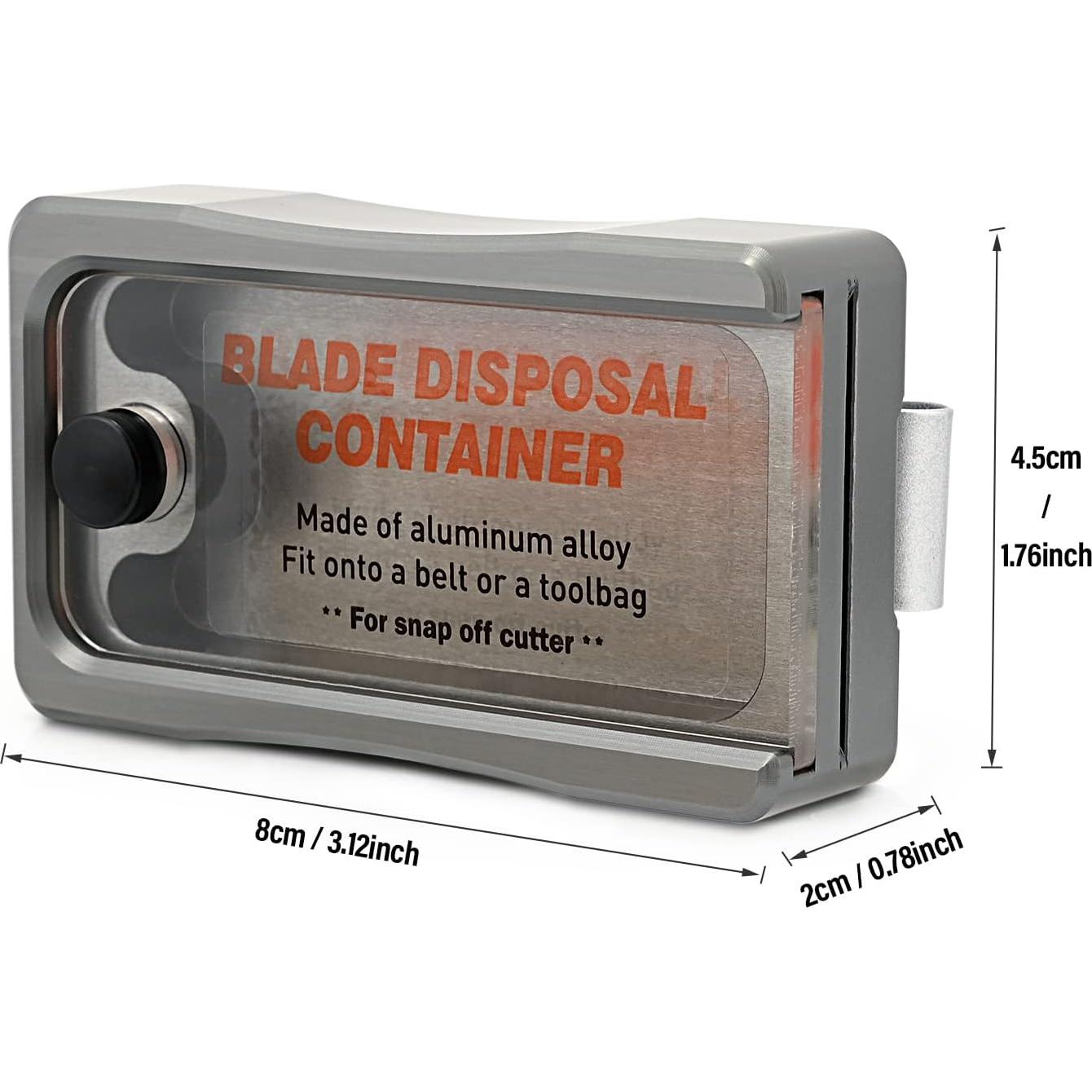 Contenedor de Desecho de Cuchillas NEWISHTOOL 9mm y 18mm