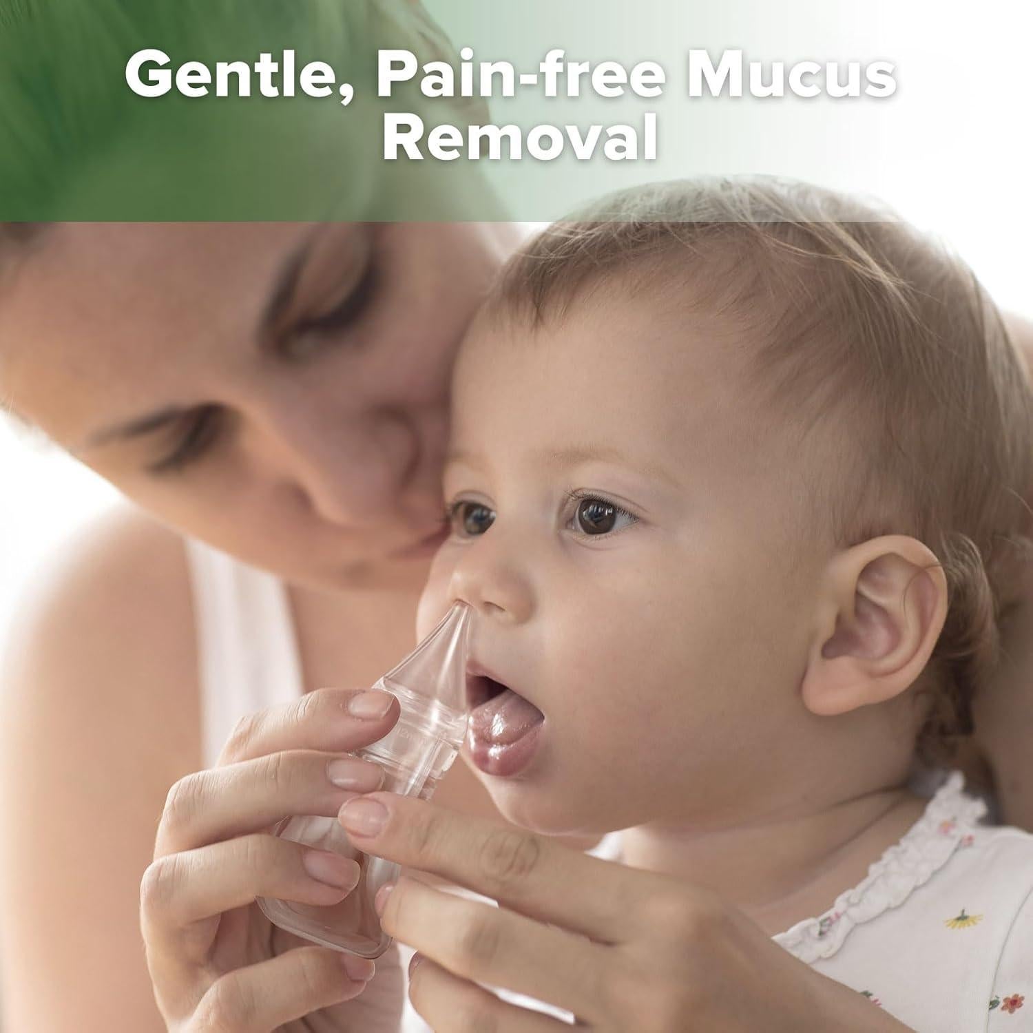 Aspirador Nasal de Silicona Haakaa - Limpiador para Bebés