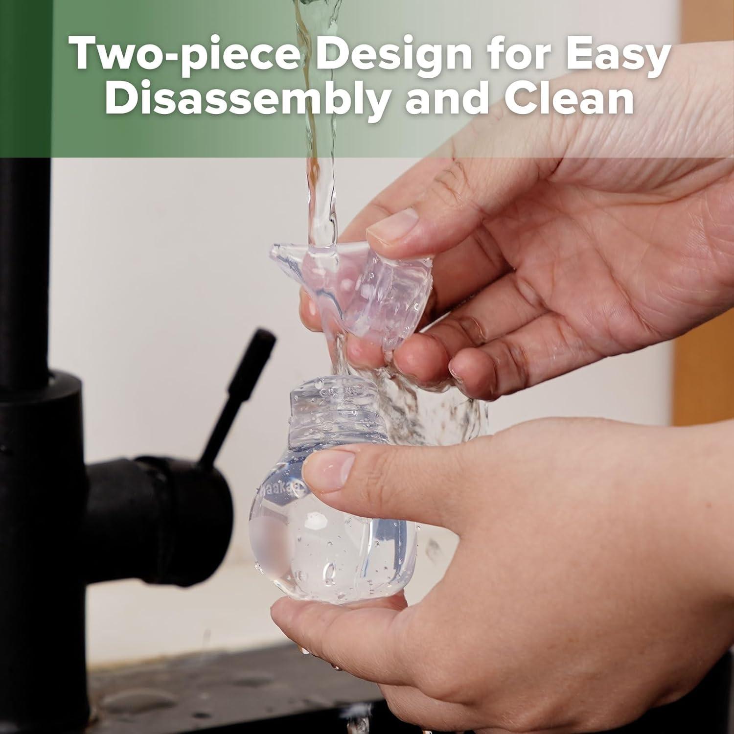 Aspirador Nasal de Silicona Haakaa - Limpiador para Bebés