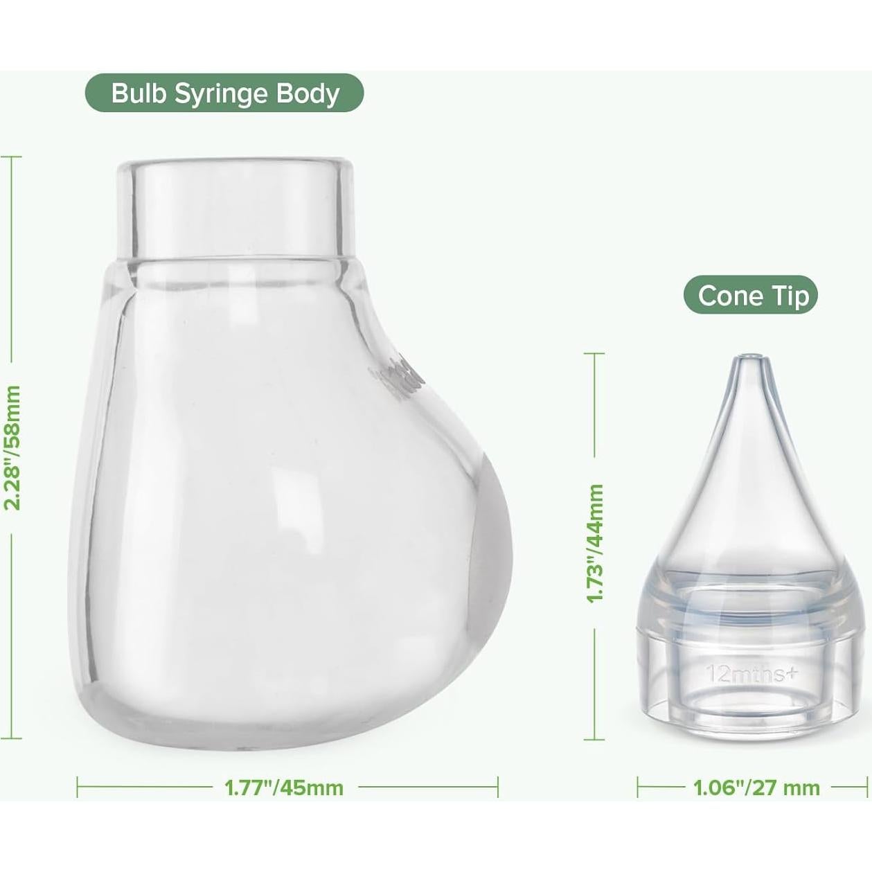 Aspirador Nasal de Silicona Haakaa - Limpiador para Bebés