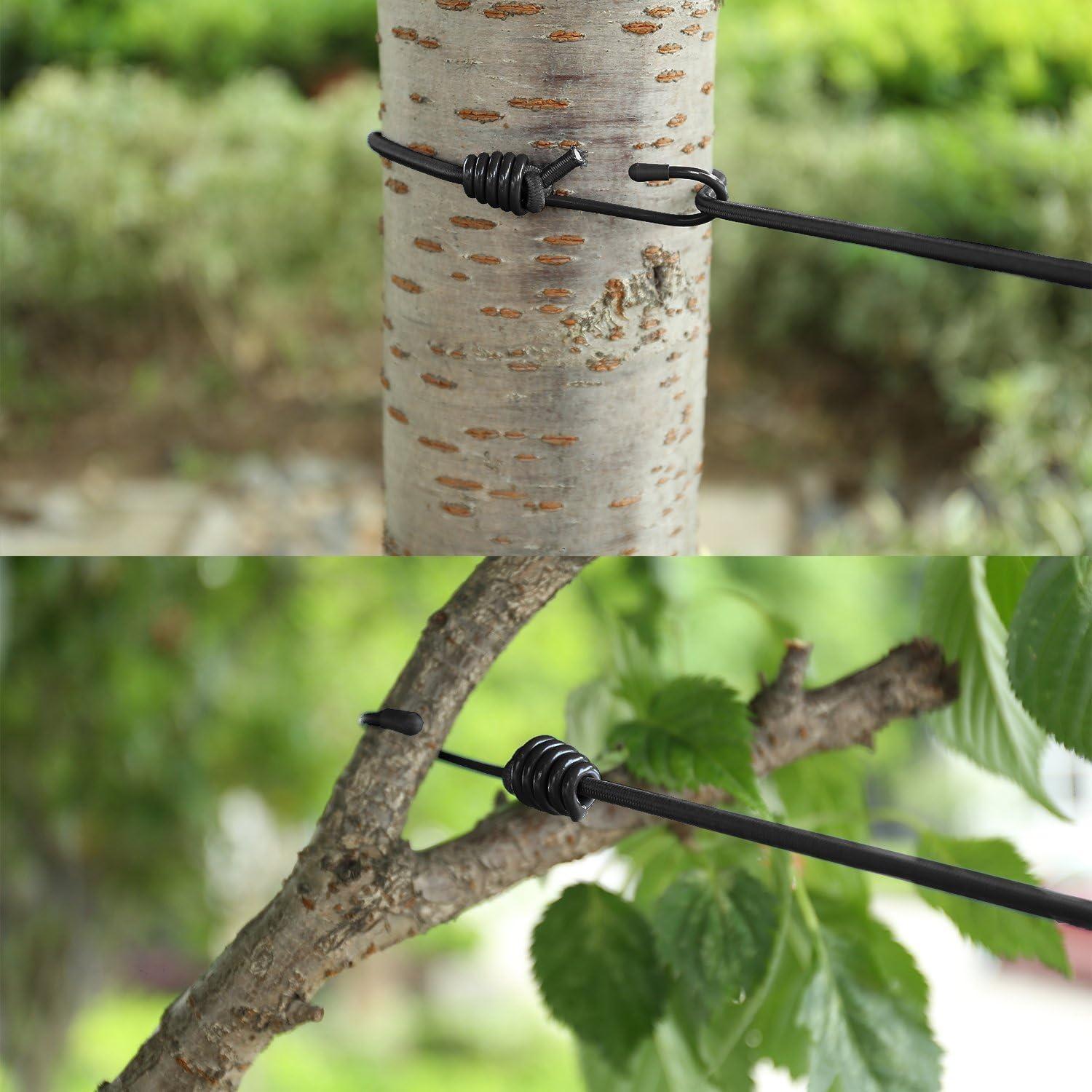 Cuerda de Ropa Portátil AIKESIWAY 1.8m Ajustable con 12 Clips