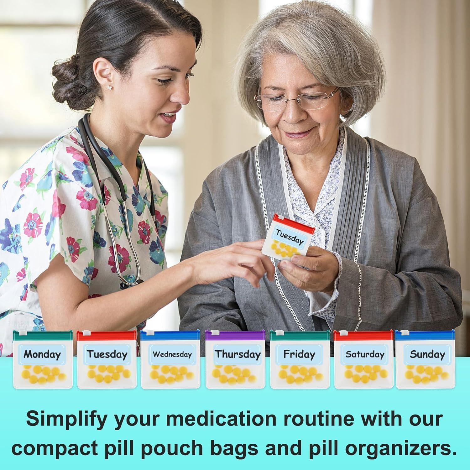 Set de 39 Bolsas de Píldoras MARFOREVER - Organizador de Viaje