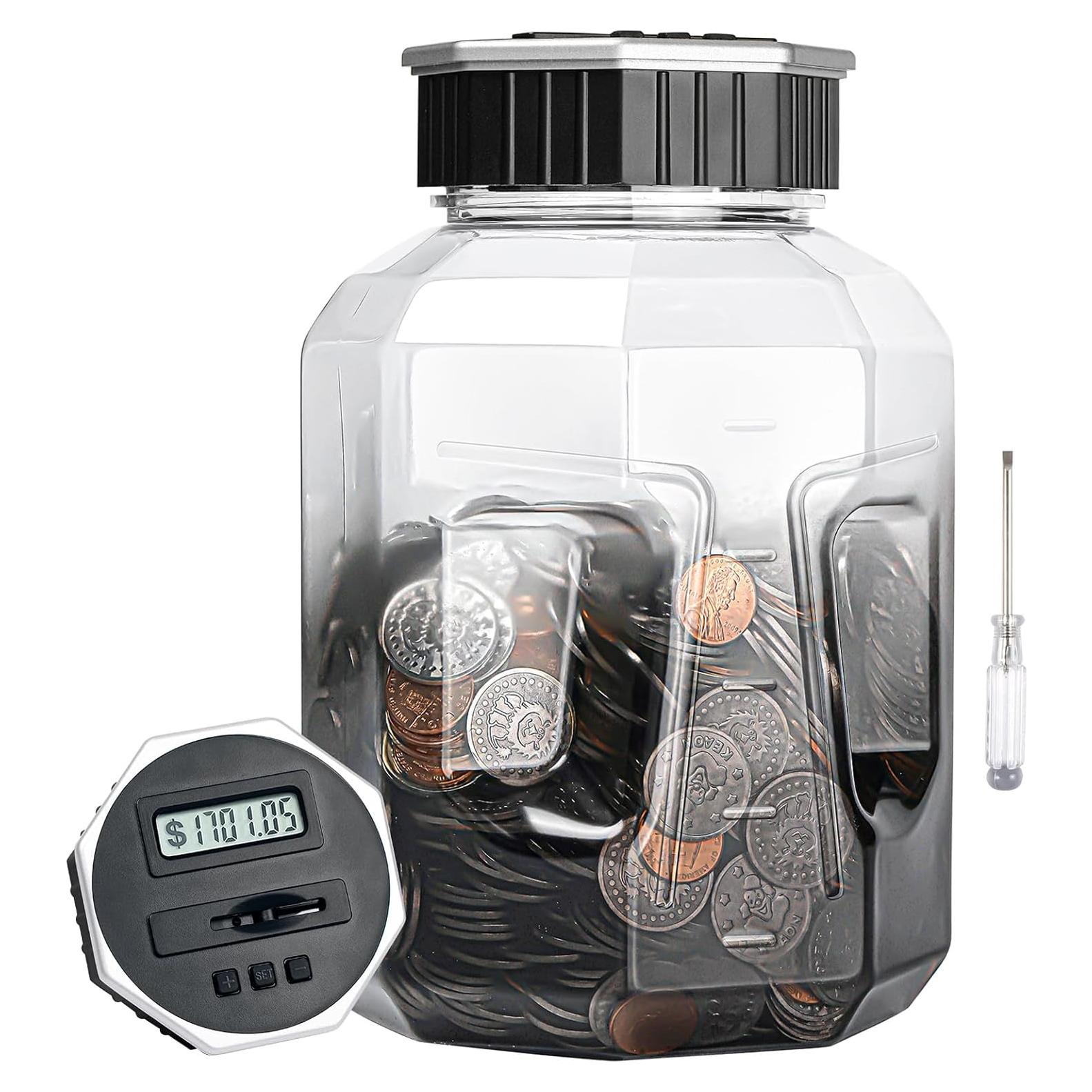 Hucha Digital Vcertcpl X-Large 2.4L con Contador LCD