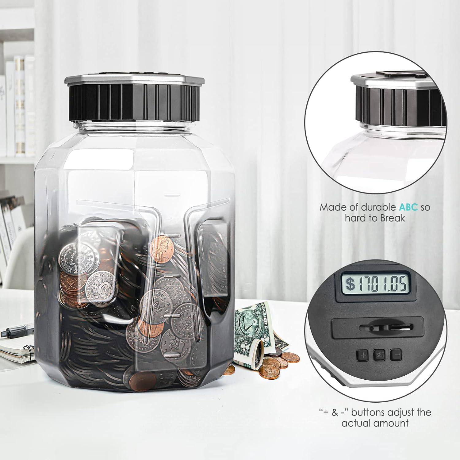 Hucha Digital Vcertcpl X-Large 2.4L con Contador LCD