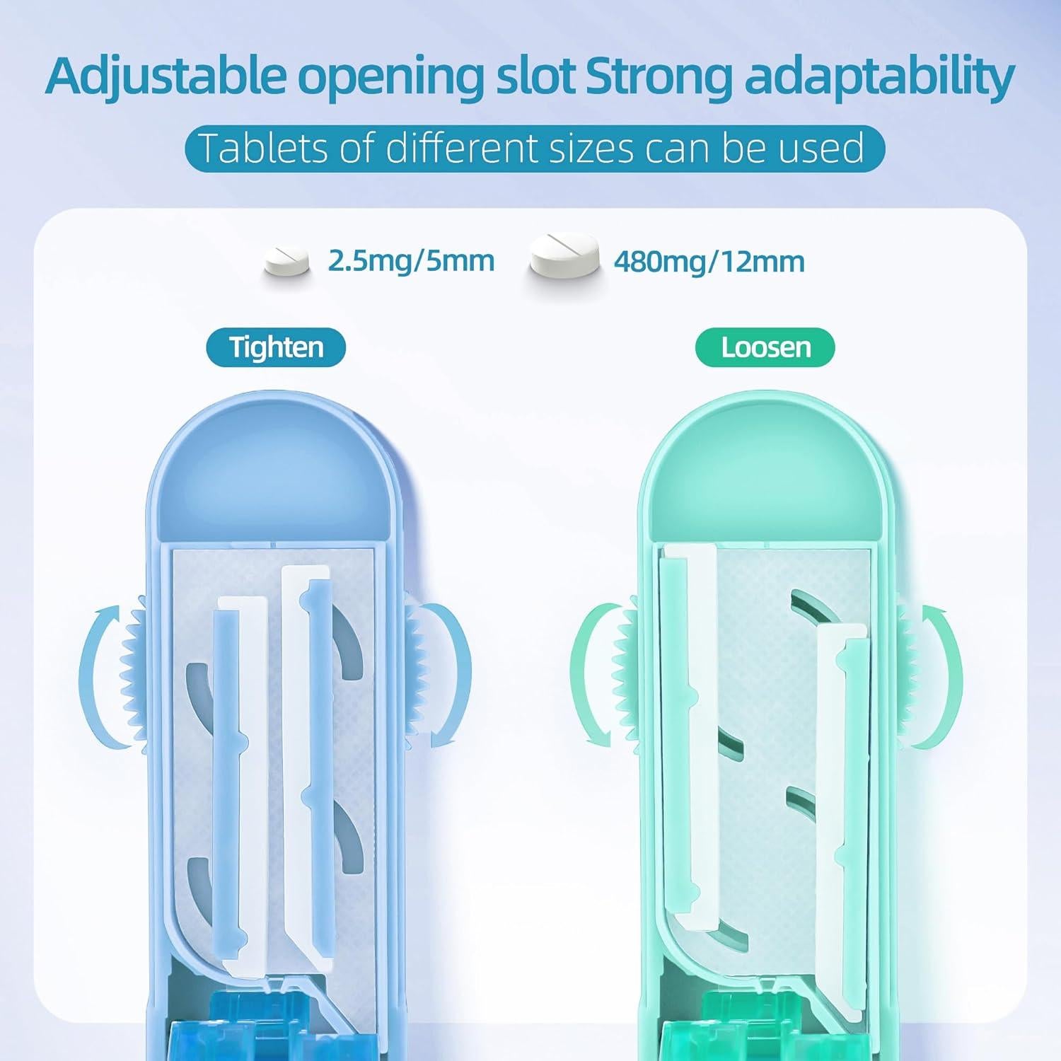 Cortador de Pastillas DUBSTAR 2PCS Ajustable Azul y Cian