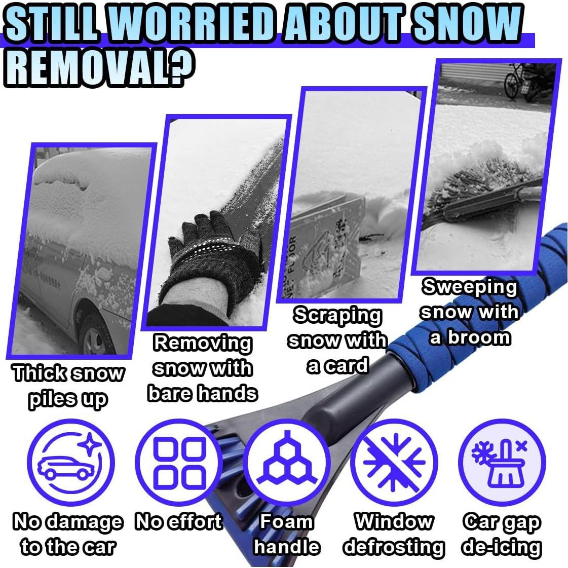 Raspador de Hielo para Coche LAINLOY 31.87 cm Azul