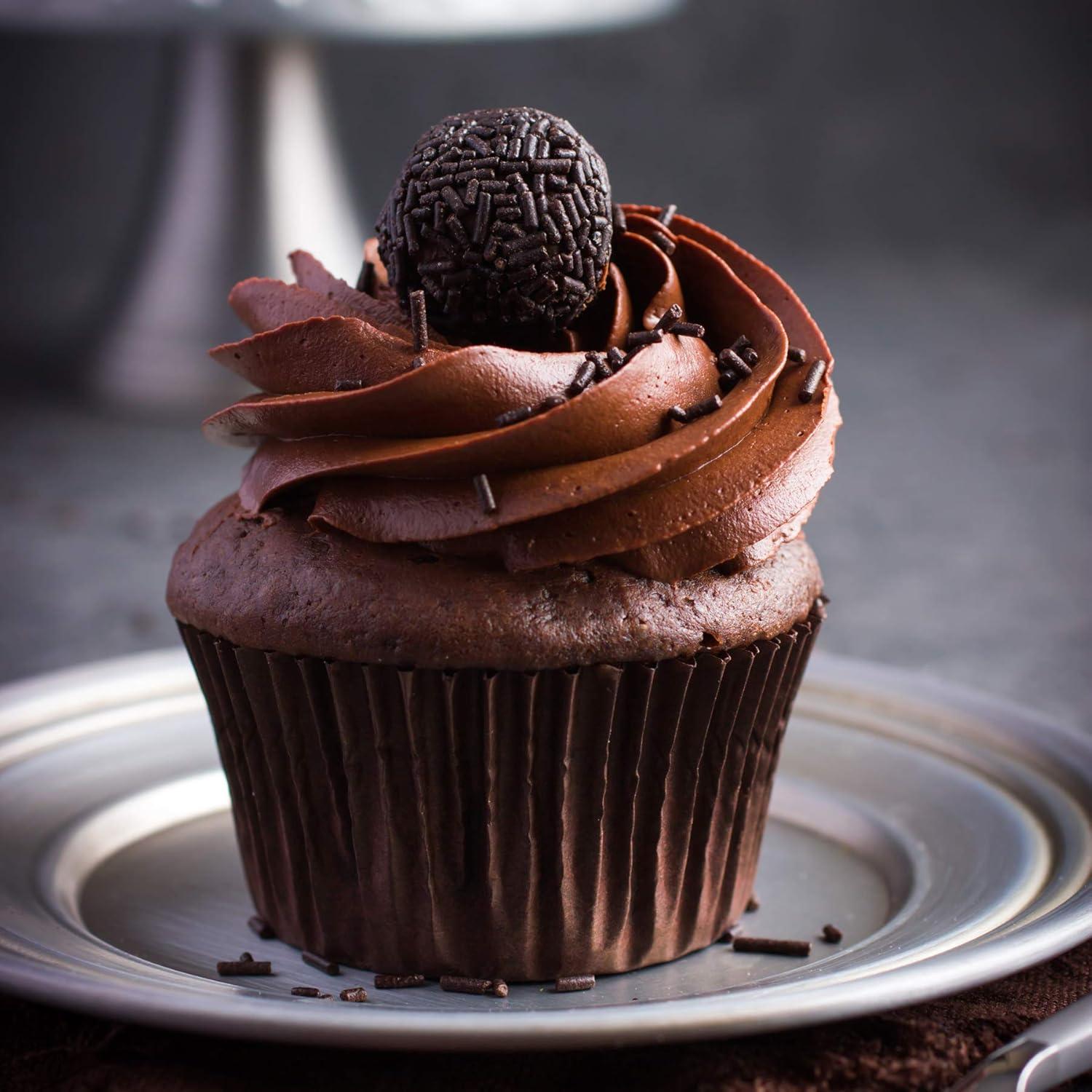 Moldes para Hornear Eoonfirst 200 Pcs Estándar Negros