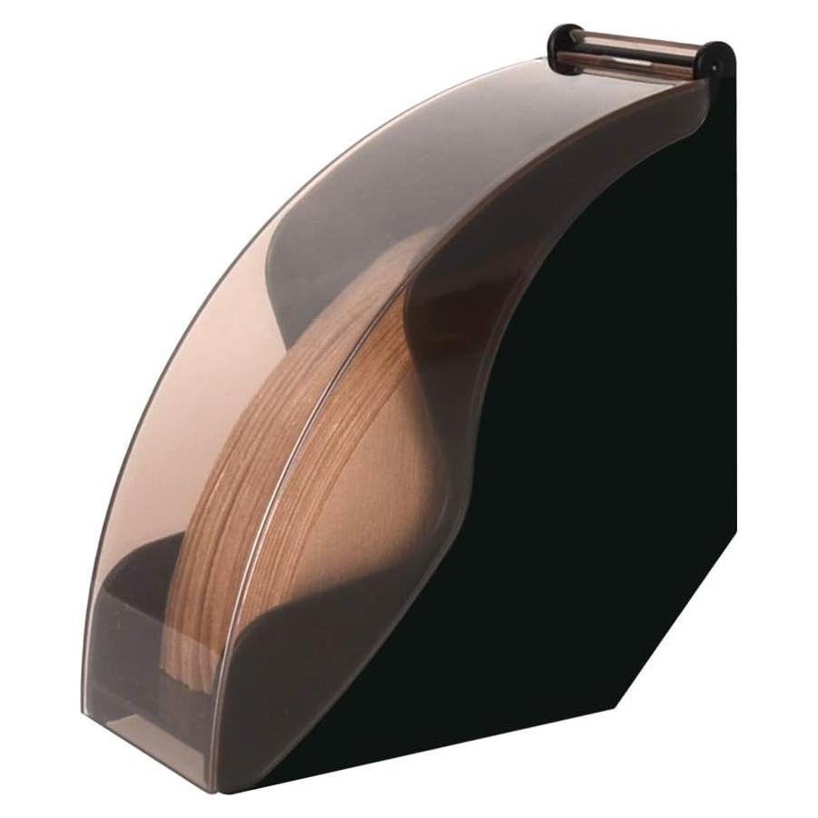 CAFEMASY Coffee Filter Holder Storage Coffee Filter Paper Dispenser Rack with Dustproof Cover for V60 and Cone Coffee Filters