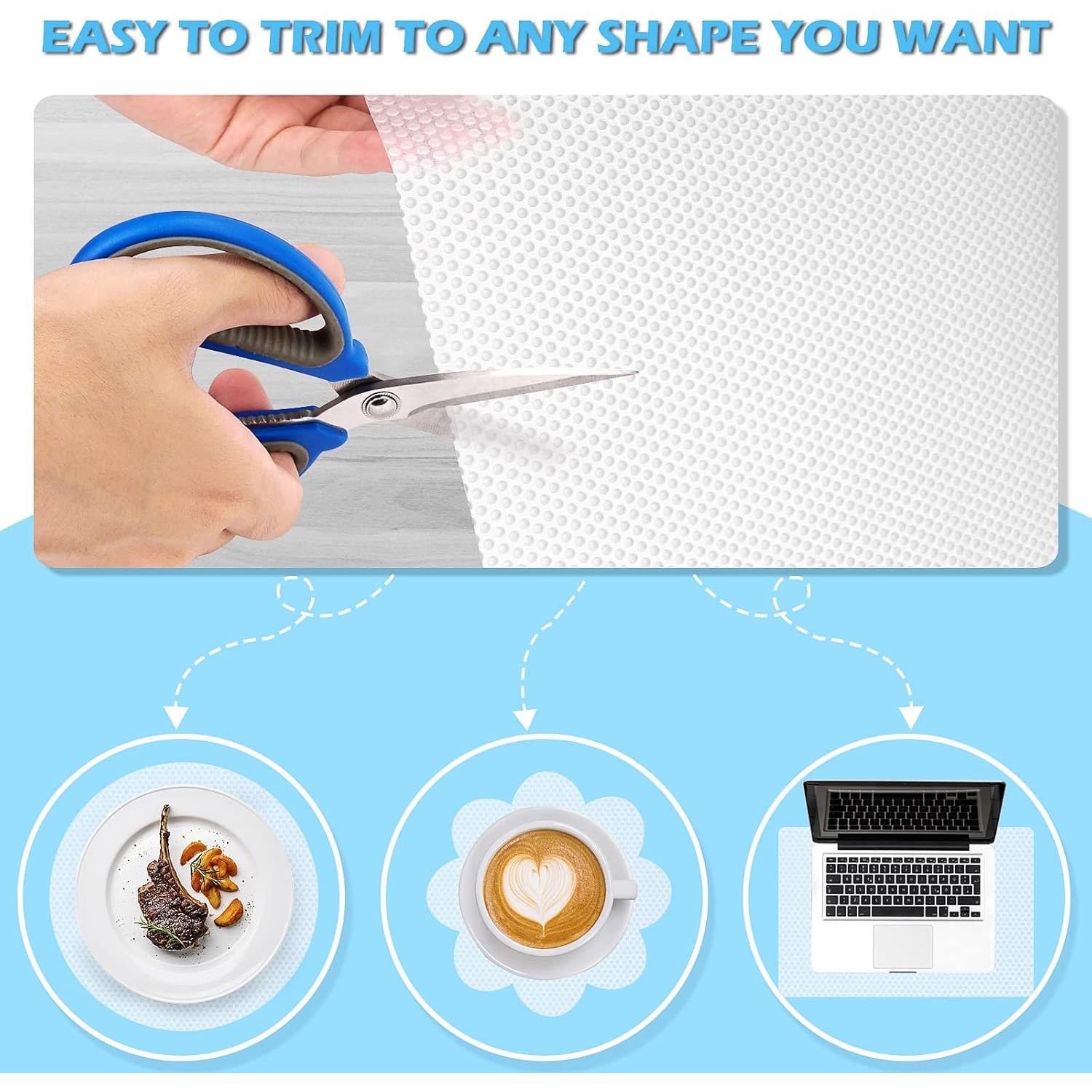 Forro de Estante Impermeable MooiFun 12x240 cm Antideslizante