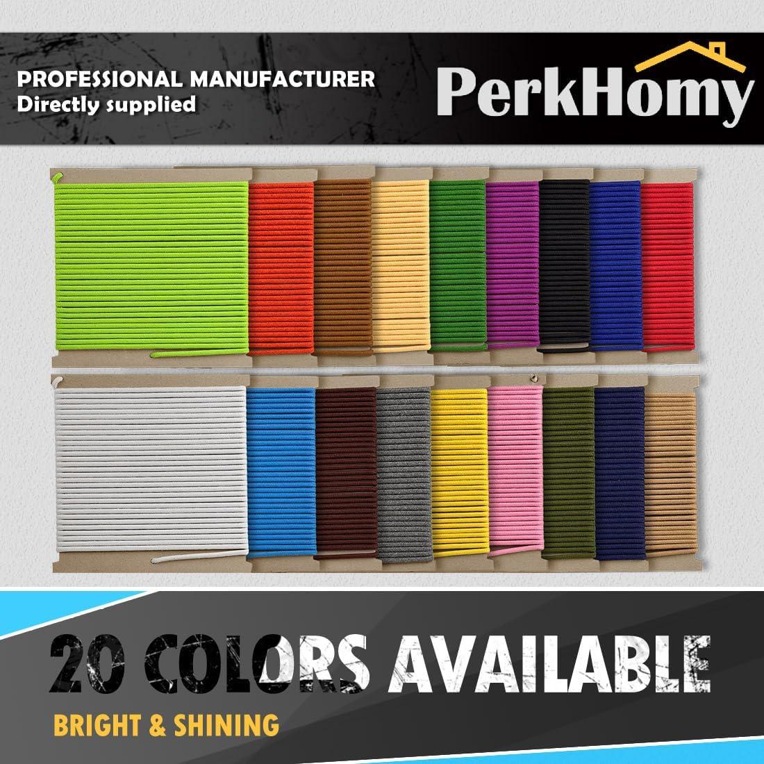 Cuerda de Algodón Trenzada PH PerkHomy 5mm 15.24m Verde Militar