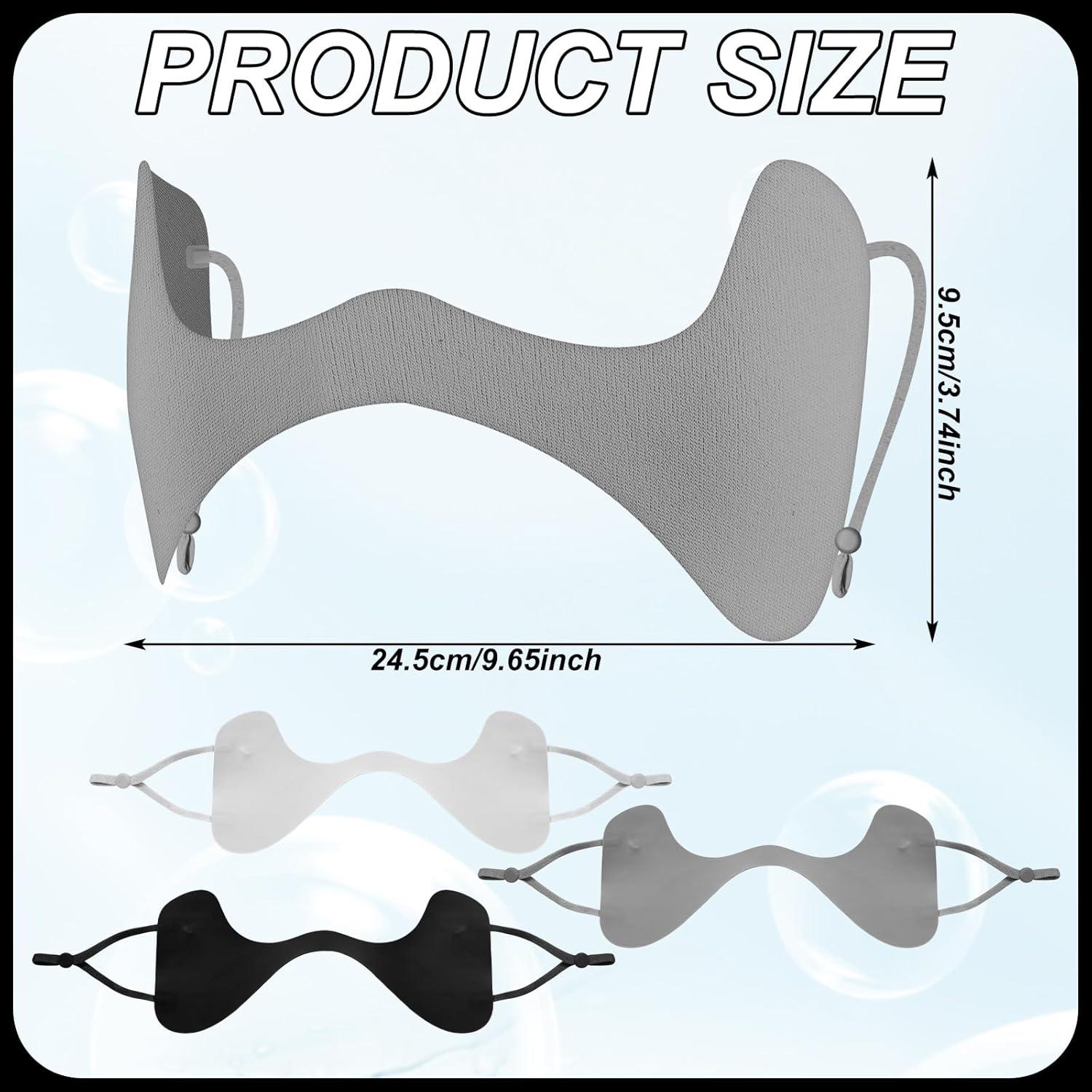 Geyoga 3 Máscaras de Protección Solar UV Unisex para Ojos