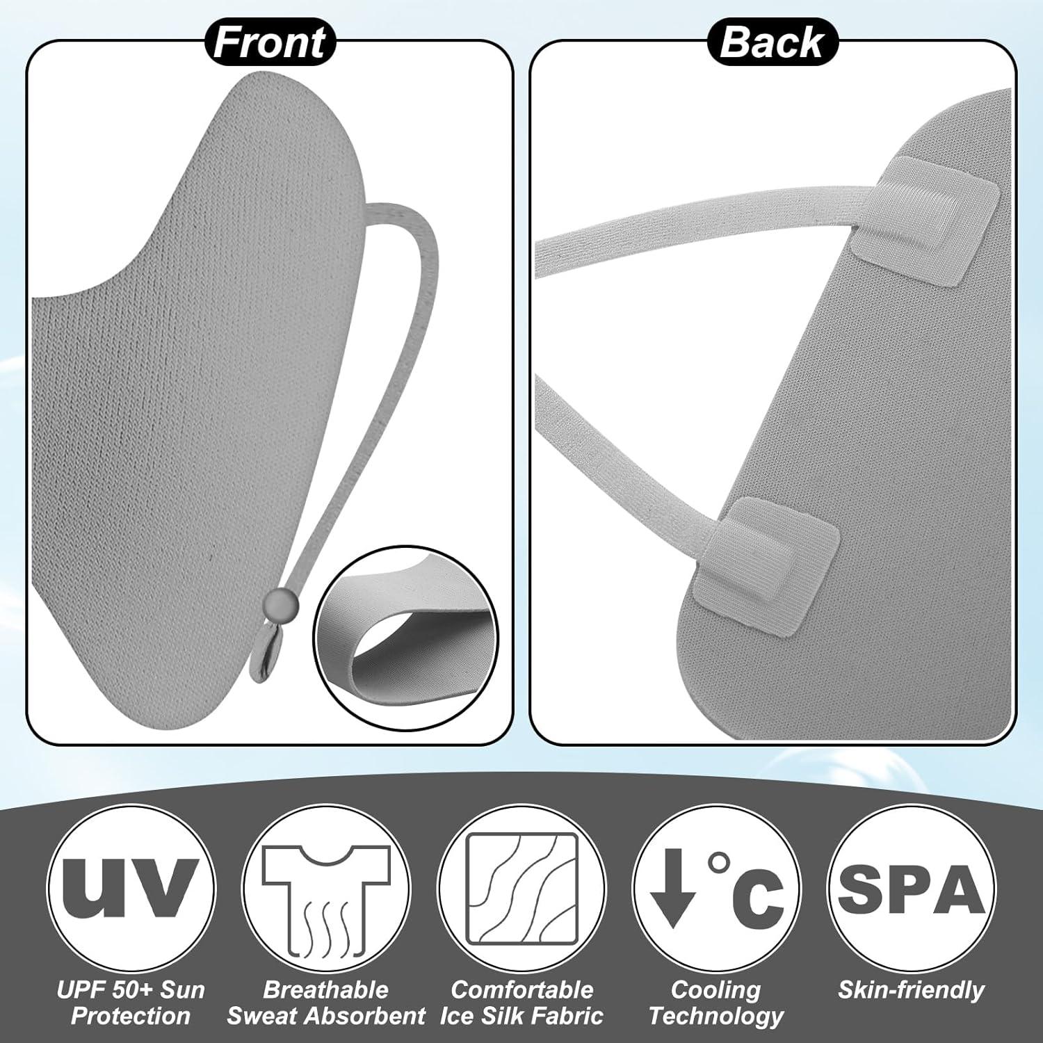 Geyoga 3 Máscaras de Protección Solar UV Unisex para Ojos
