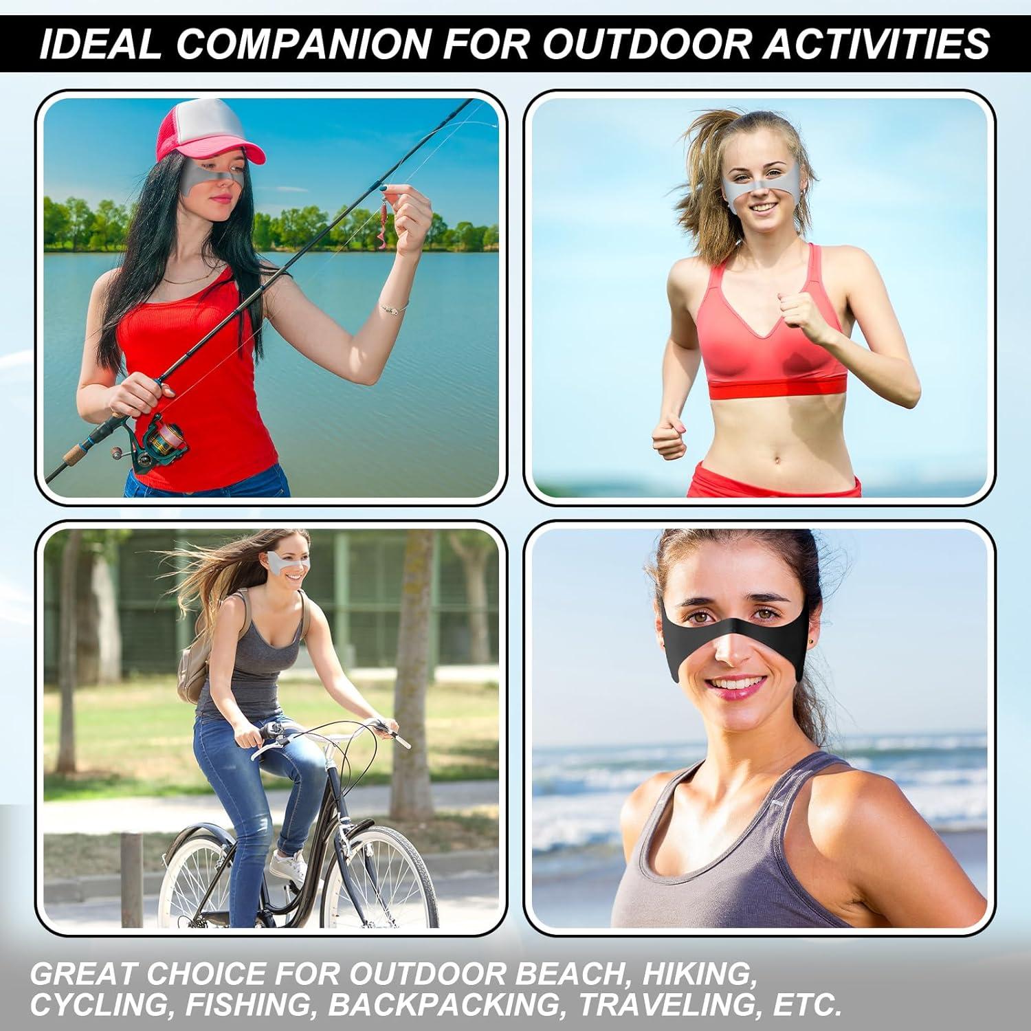 Geyoga 3 Máscaras de Protección Solar UV Unisex para Ojos