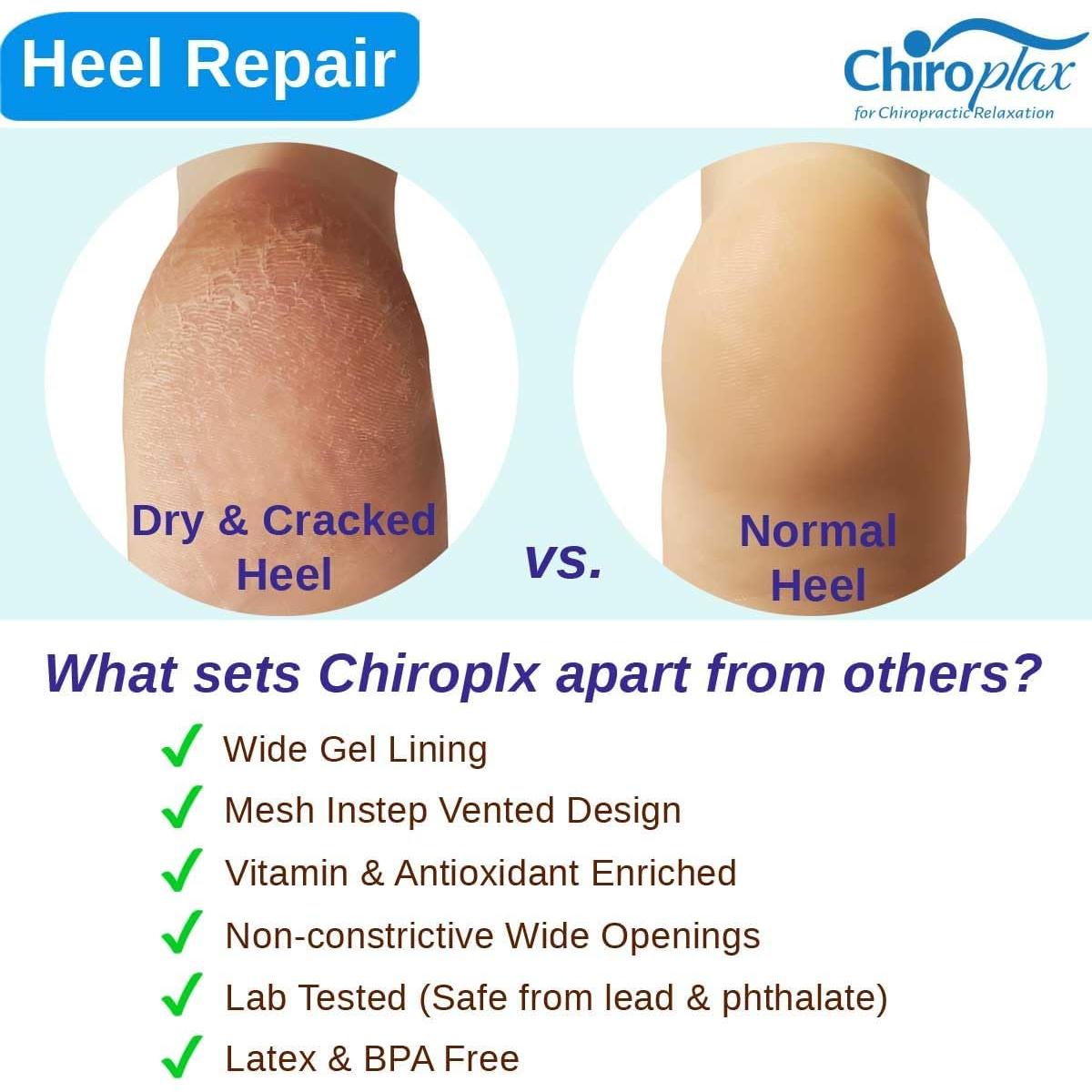 Calcetines Hidratantes Chiroplax para Talones Secos - 2 Pares