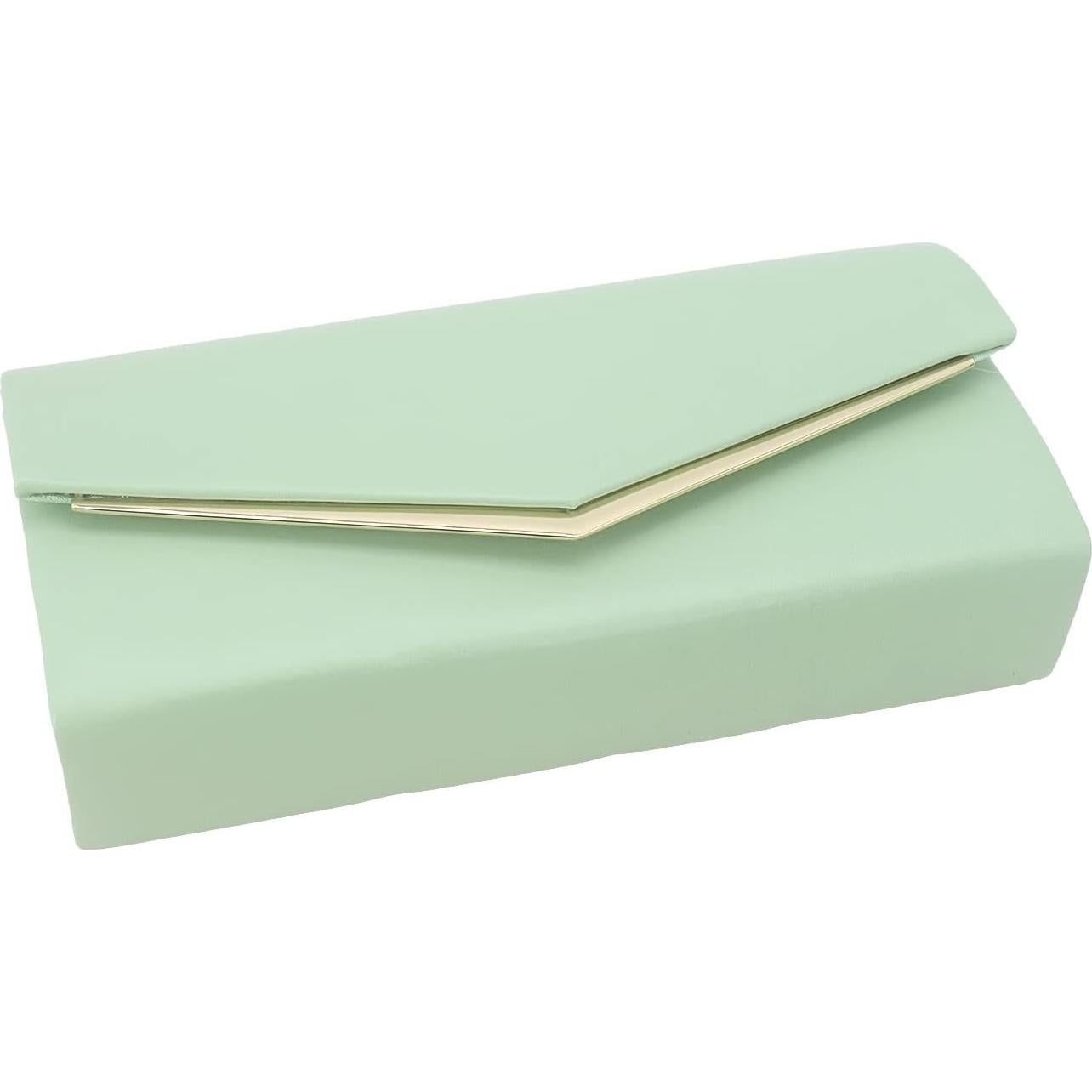 Bolso Clutch de Noche para Mujeres Venoline Verde Claro