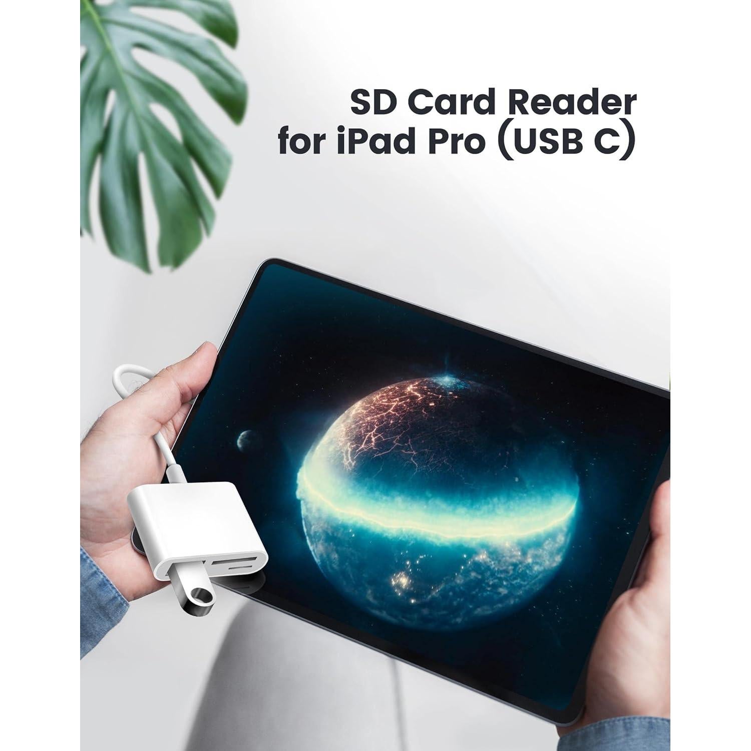 Lector de Tarjetas SD USB-C Oyuiasle para iPhone 15/16 y iPad