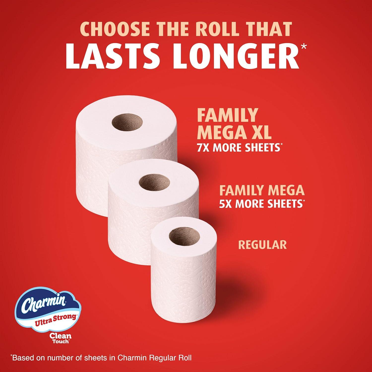 Papel Higiénico Charmin Ultra Fuerte Mega XL 18 Rollos 385 Hojas