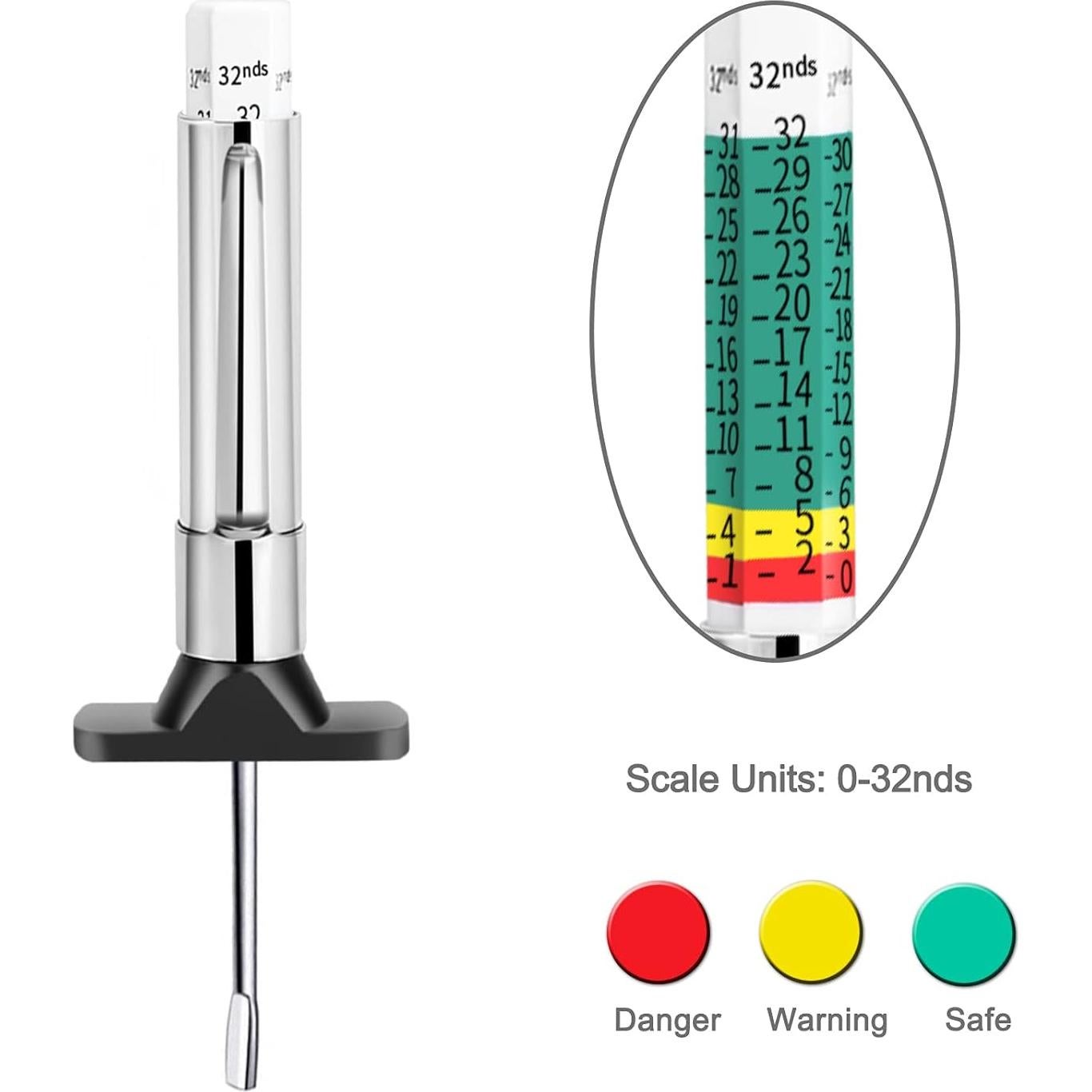 Medidor de Profundidad de Banda de Rodadura Godeson 88702