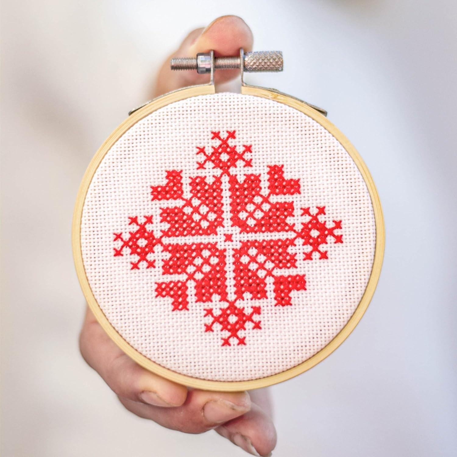 Aros de Bordado GIEMSON 3" de Bambú - 12 Piezas