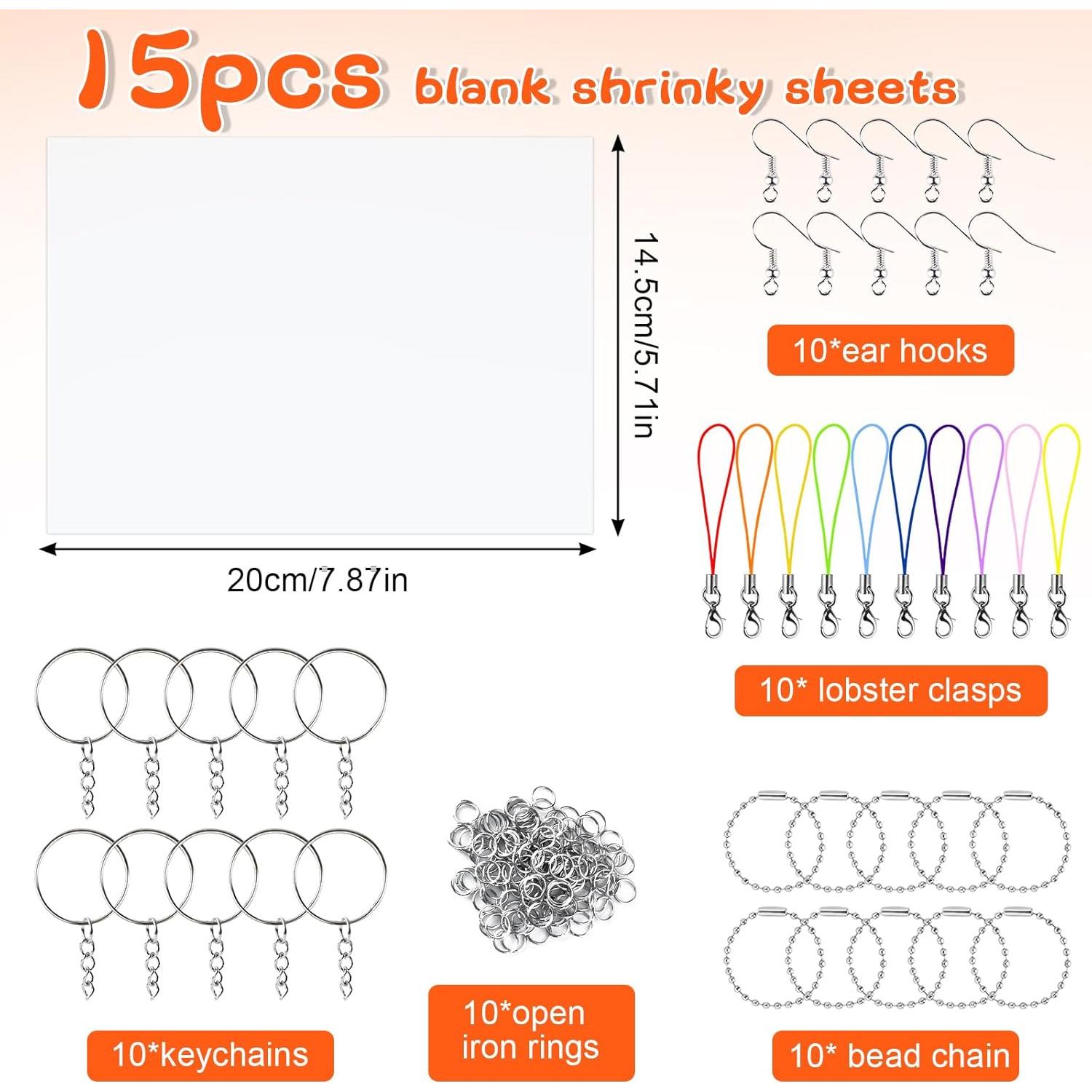 Kit de Manualidades NACHLYNN 156 Pcs Plástico Encogible