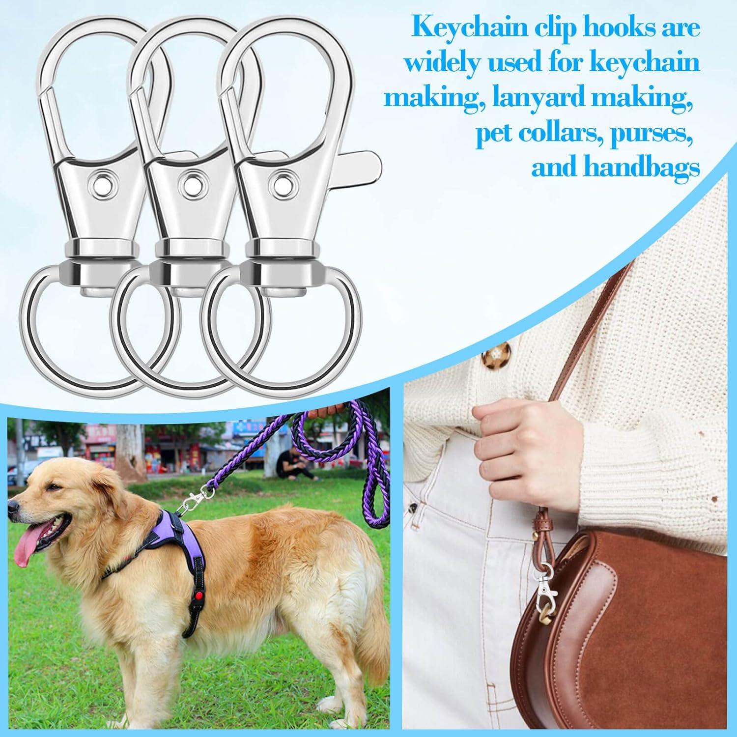 Clip de Gancho Giratorio Tipo Langosta Anezus - 50 Piezas