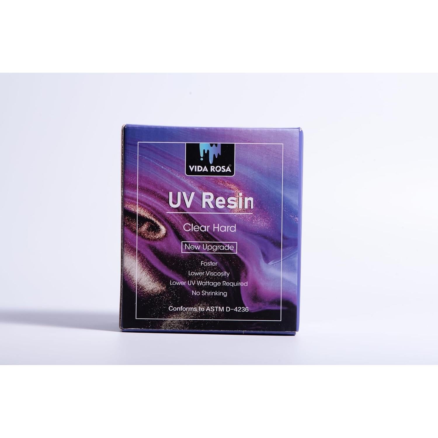 Kit de Resina UV Vida Rosa 200g con Lámpara y Accesorios