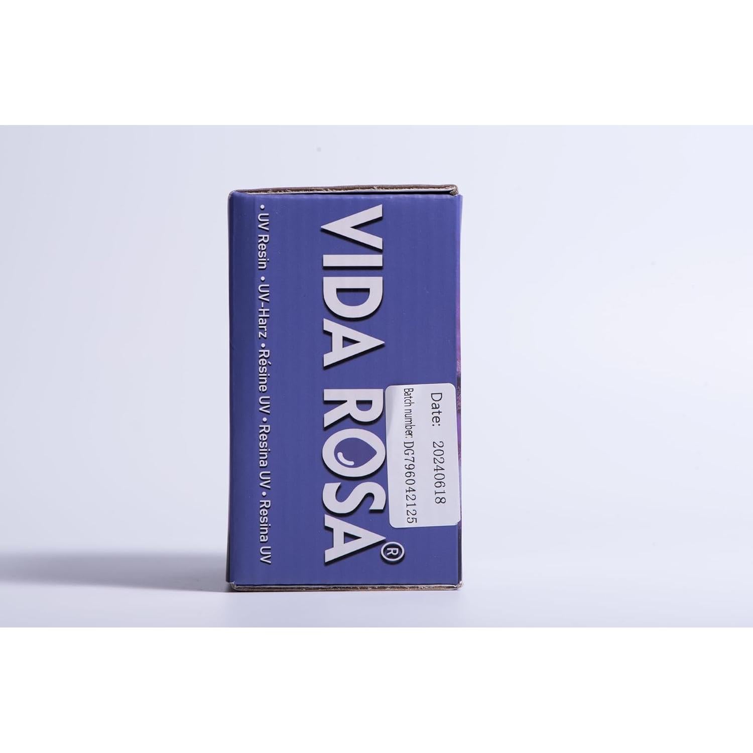 Kit de Resina UV Vida Rosa 200g con Lámpara y Accesorios