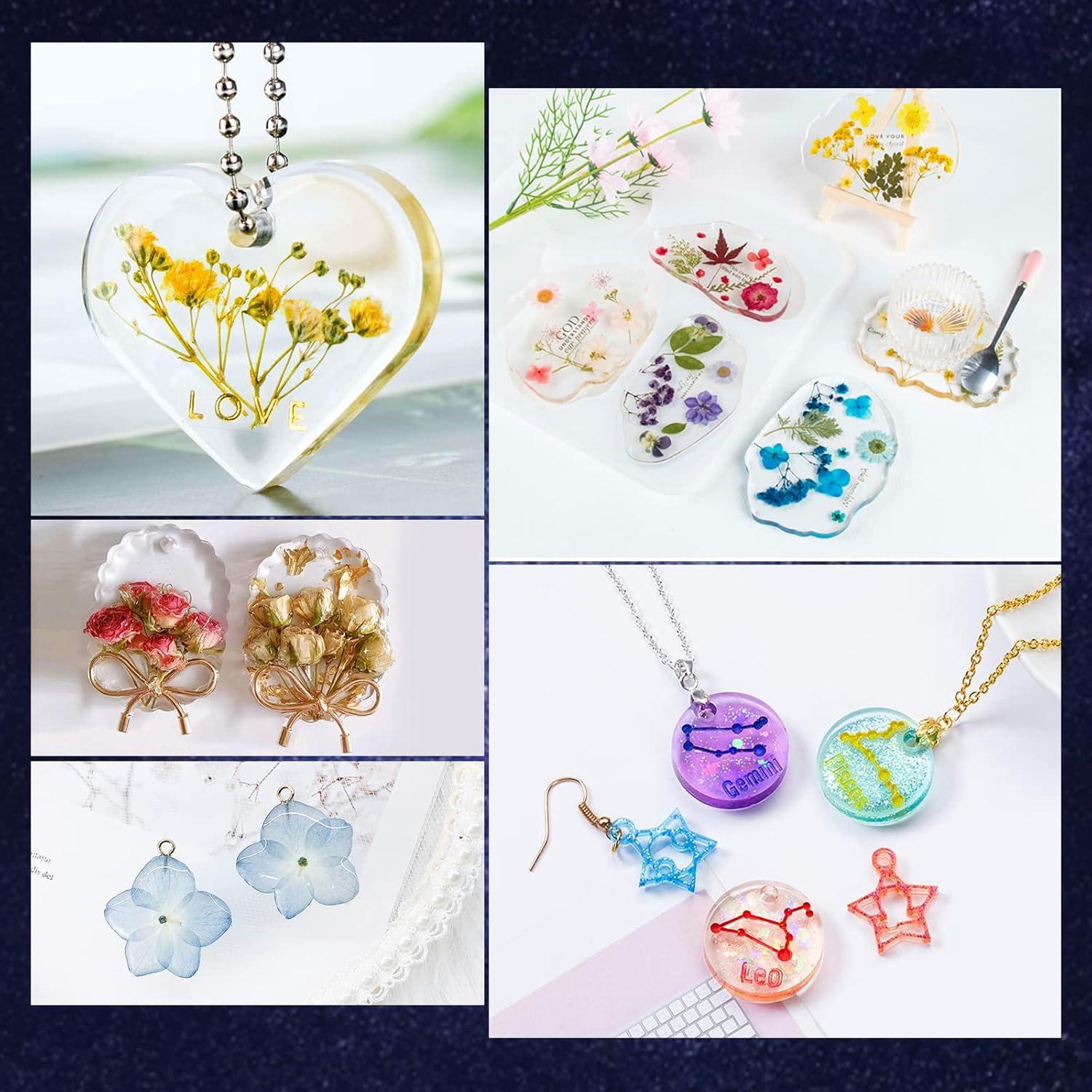 Kit de Resina UV Vida Rosa 200g con Lámpara y Accesorios