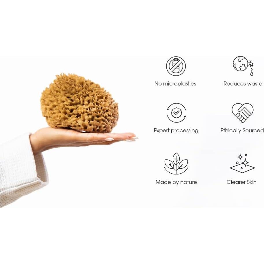 Esponja de Ducha Natural Naroa Pequeña | Lufa Marina Suave