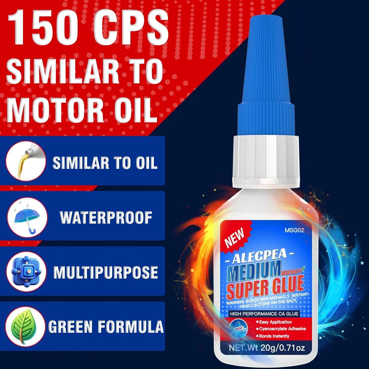 Pegamento CA Medio 20g ALECPEA - Adhesivo Multiusos Rápido