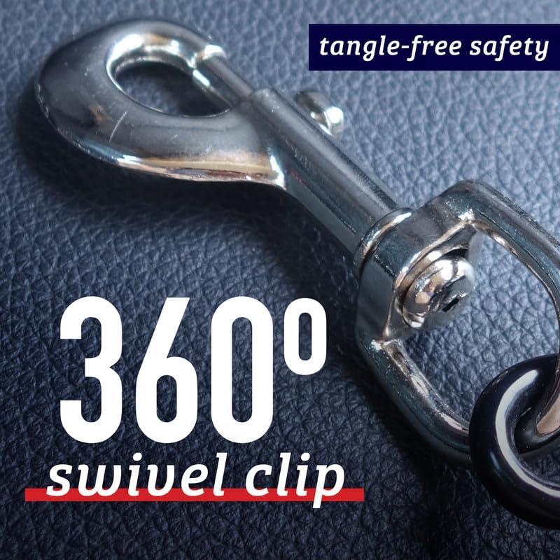 Correa de Seguridad para Mascotas Leash Boss 40.64 cm Negra