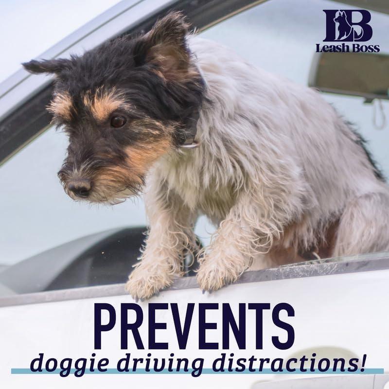 Correa de Seguridad para Mascotas Leash Boss 40.64 cm Negra